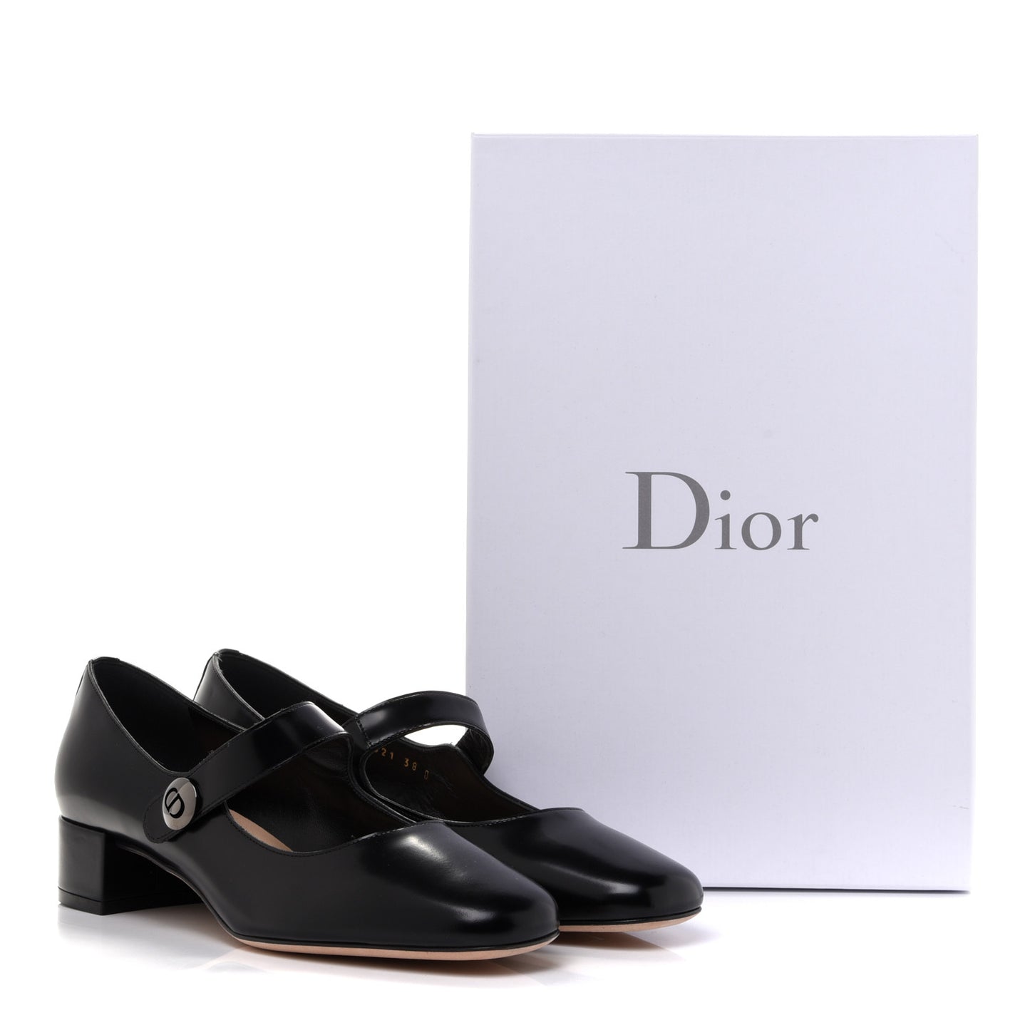 Brushed Calfskin Uniform 30mm Pumps 38 Black