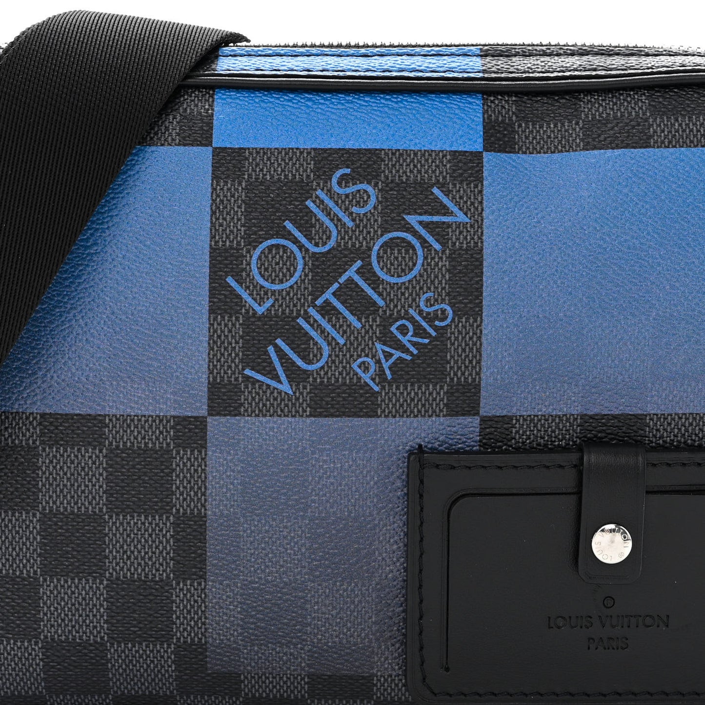 Giant Damier Graphite Alpha Messenger Bag Navy