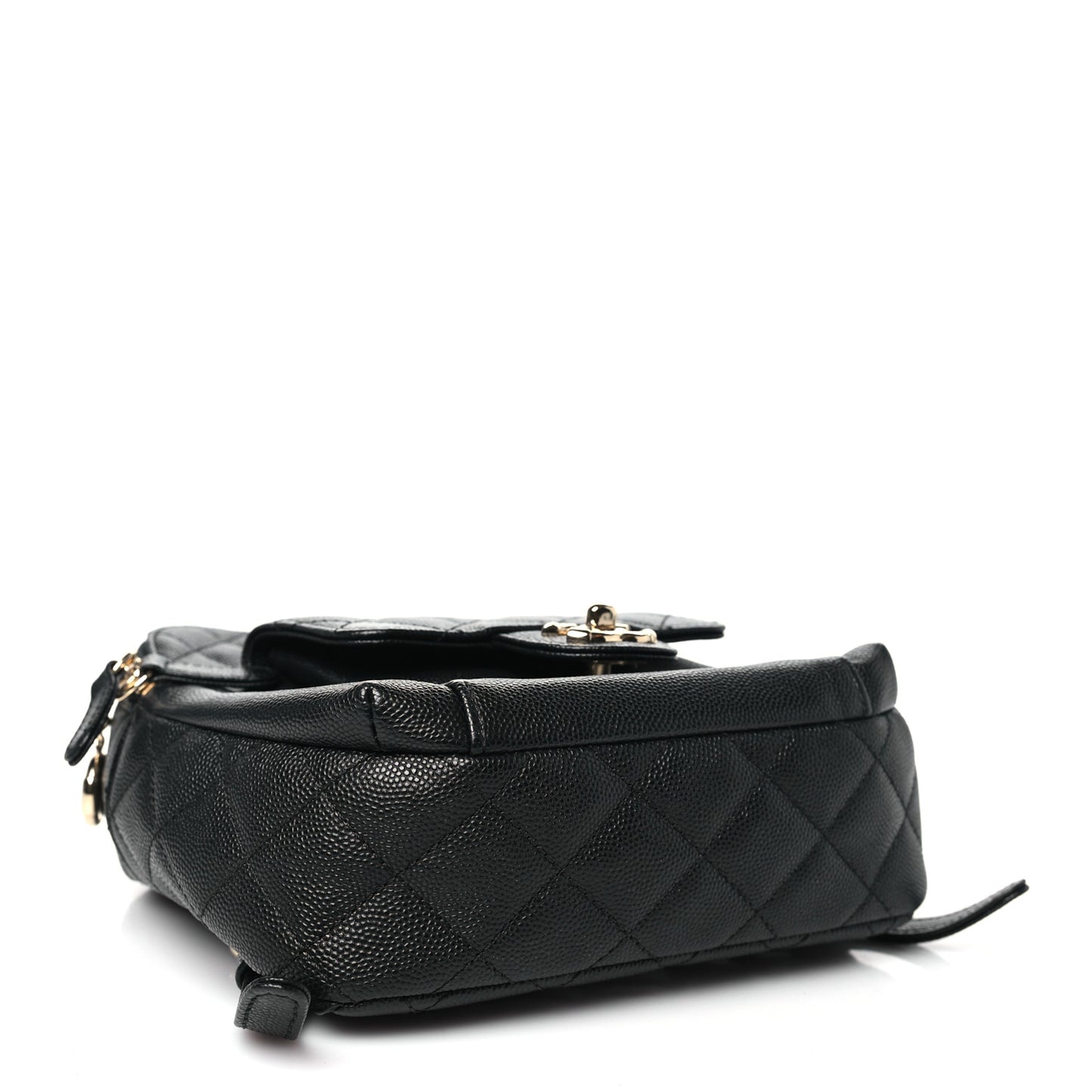Caviar Quilted Small CC Day Backpack Black