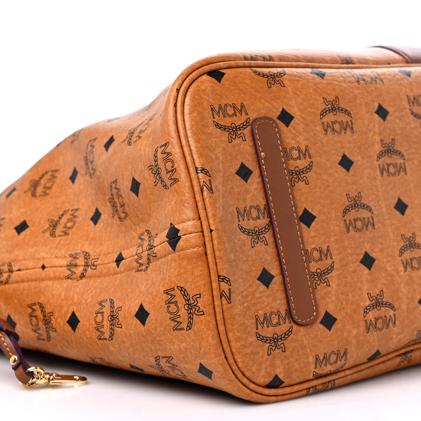 Visetos Large Liz Reversible Shopper Tote Cognac