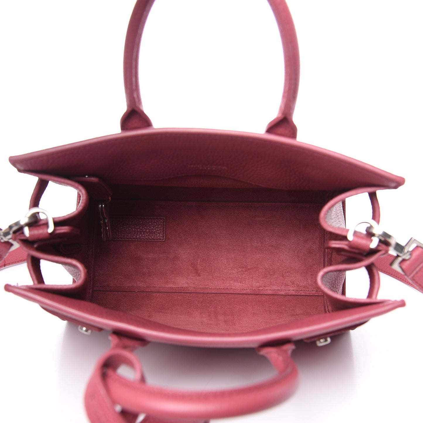 Grained Calfskin Nano Sac De Jour Souple Mystic Rose