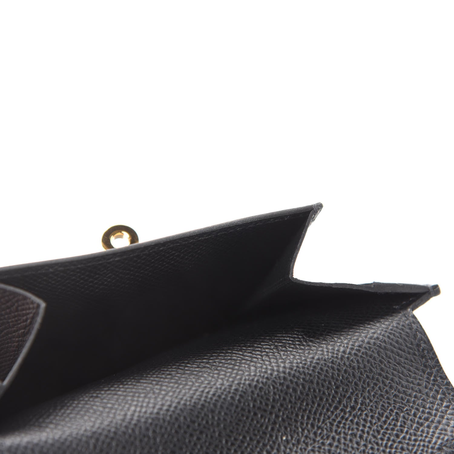 Hermes Epsom Kelly Pocket Compact Wallet Black 5 of 8