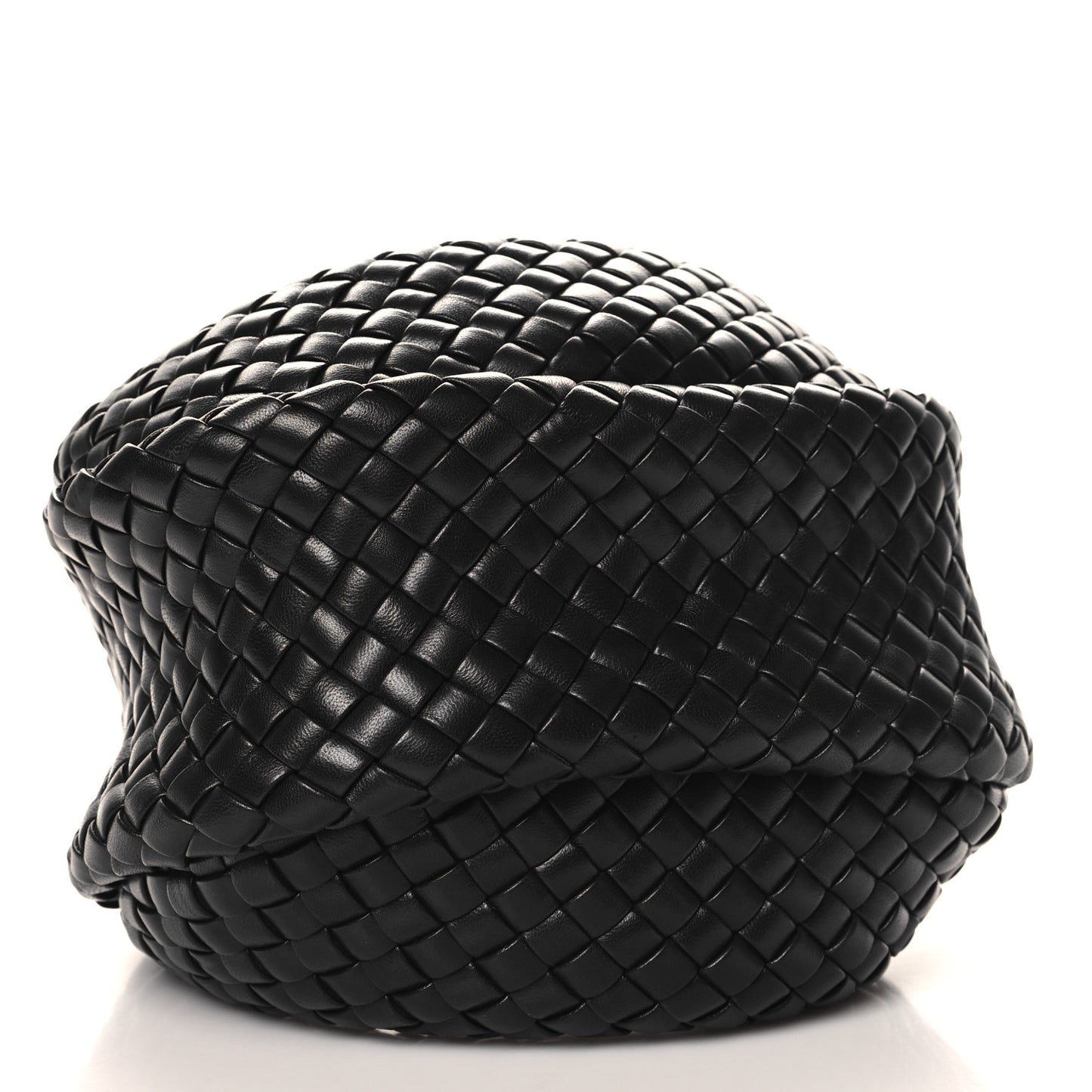 Lambskin Intrecciato Mini Padded Jodie Black
