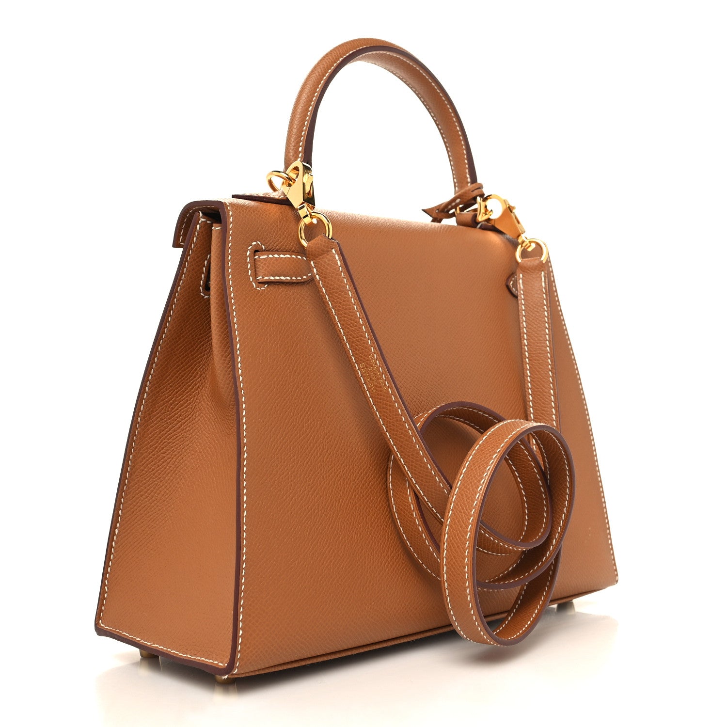 Hermes Epsom Kelly Sellier 25 Gold 3 of 11