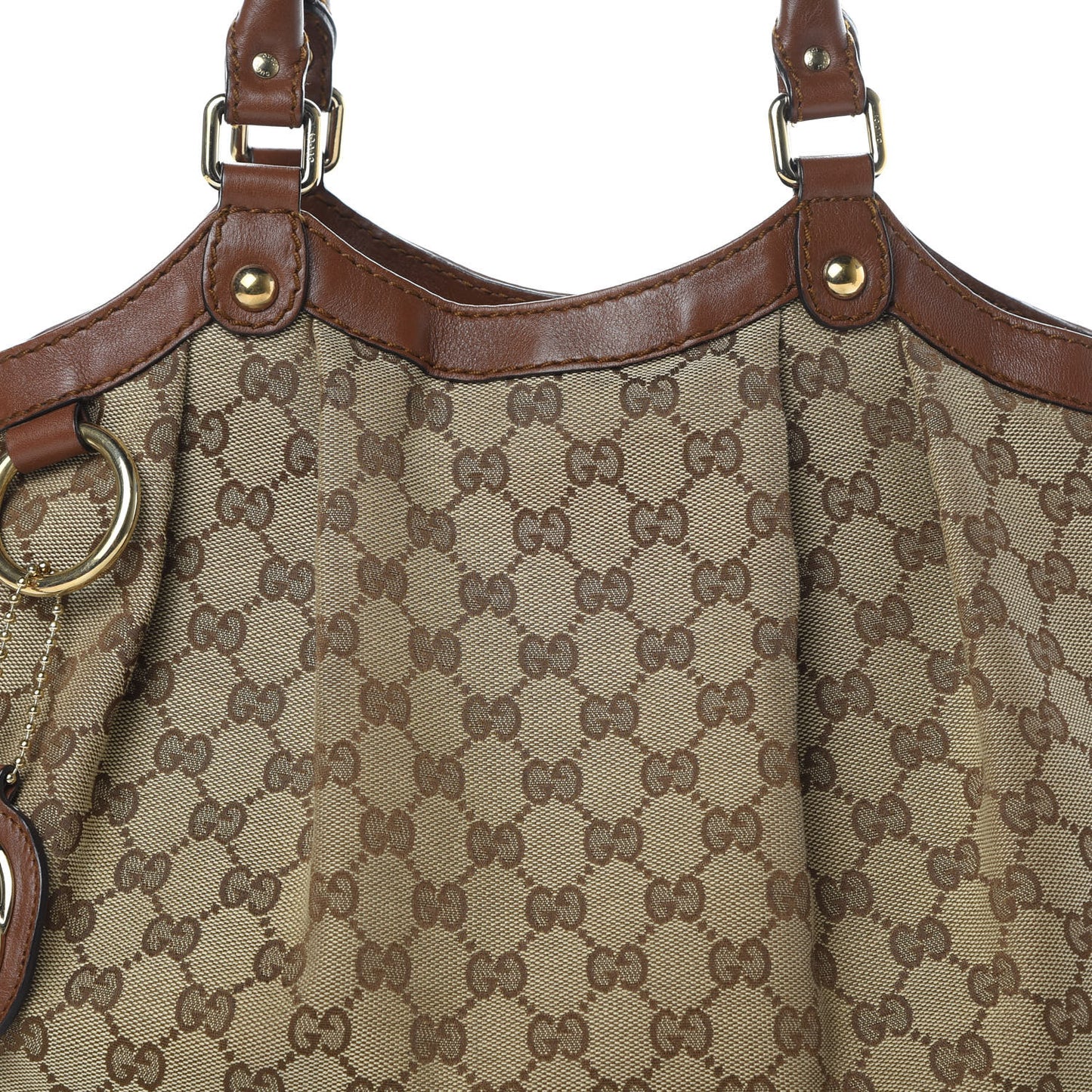 Monogram Medium Sukey Tote Brown