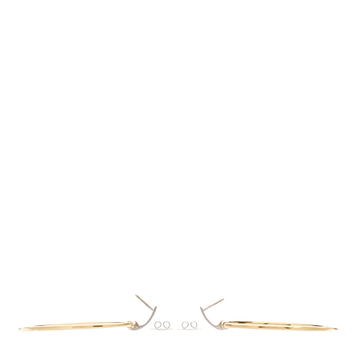 18K Yellow White Gold Diamond Classica Parisenne Drop Earrings
