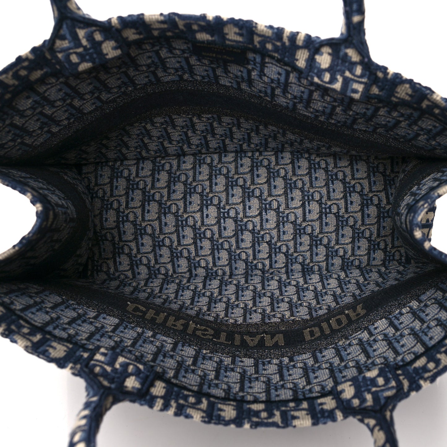 Oblique Large Book Tote Blue Multicolor