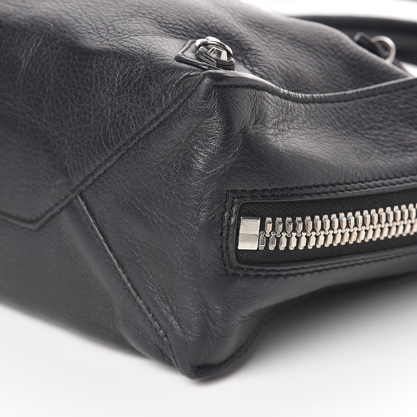 Calfskin Papier Mini A4 Tote Black