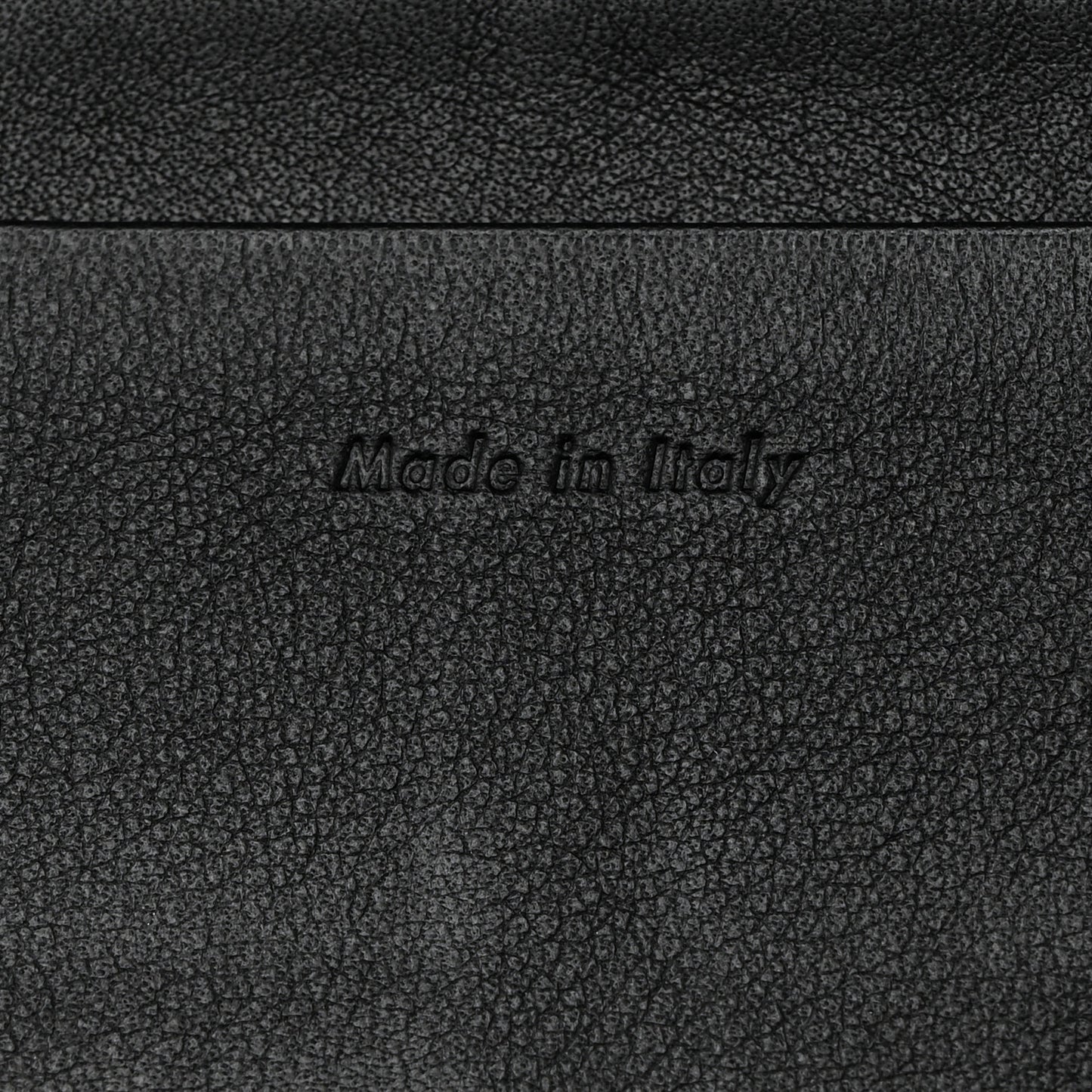 Smooth Calfskin Pocket Tri-Fold Multifunction Envelope Flap Wallet Black Multicolor