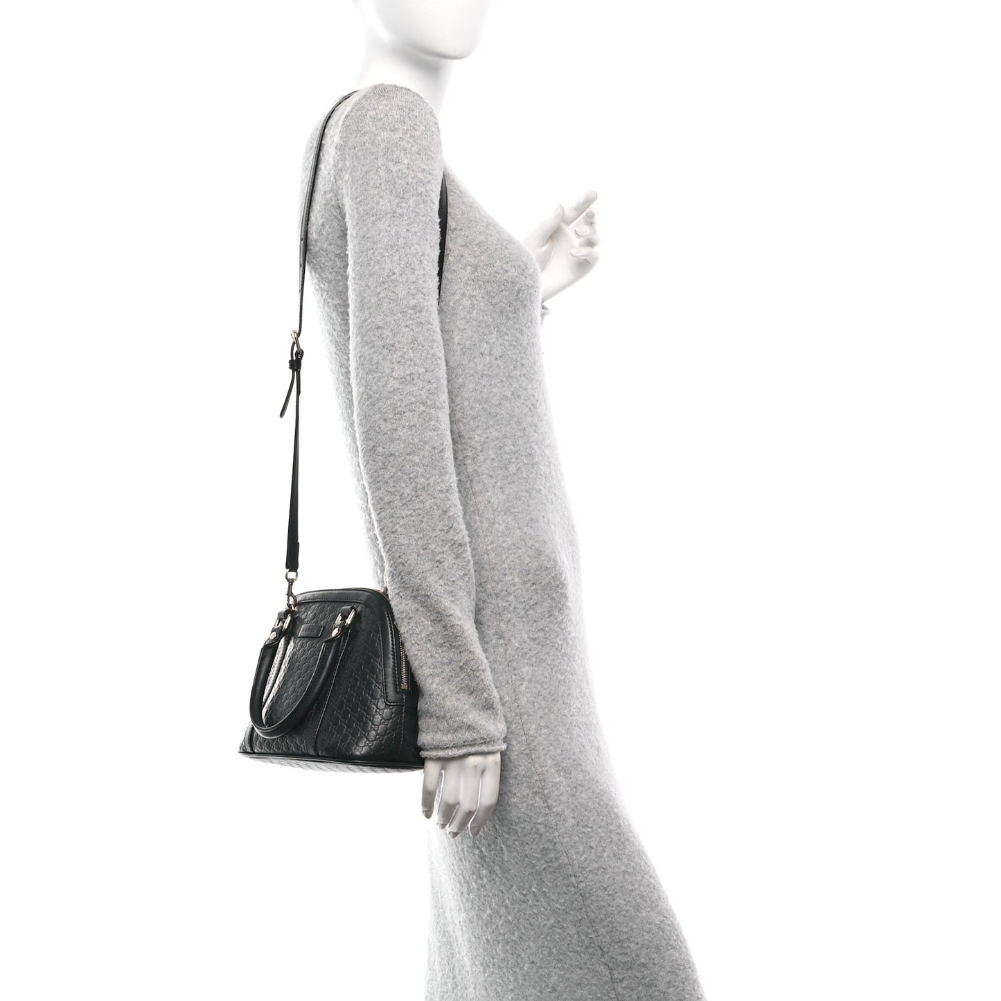 Microguccissima Mini Dome Bag Black