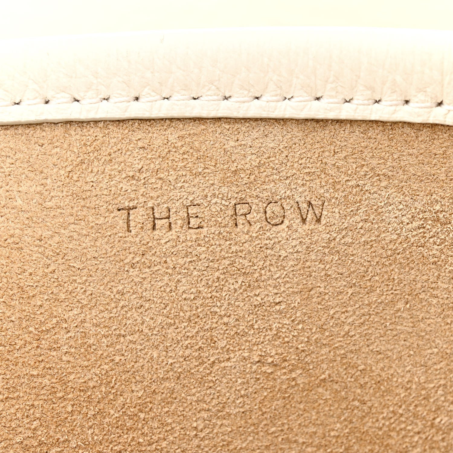 The Row Grained Calfskin Medium N/S Park Tote Ivory 6 of 14