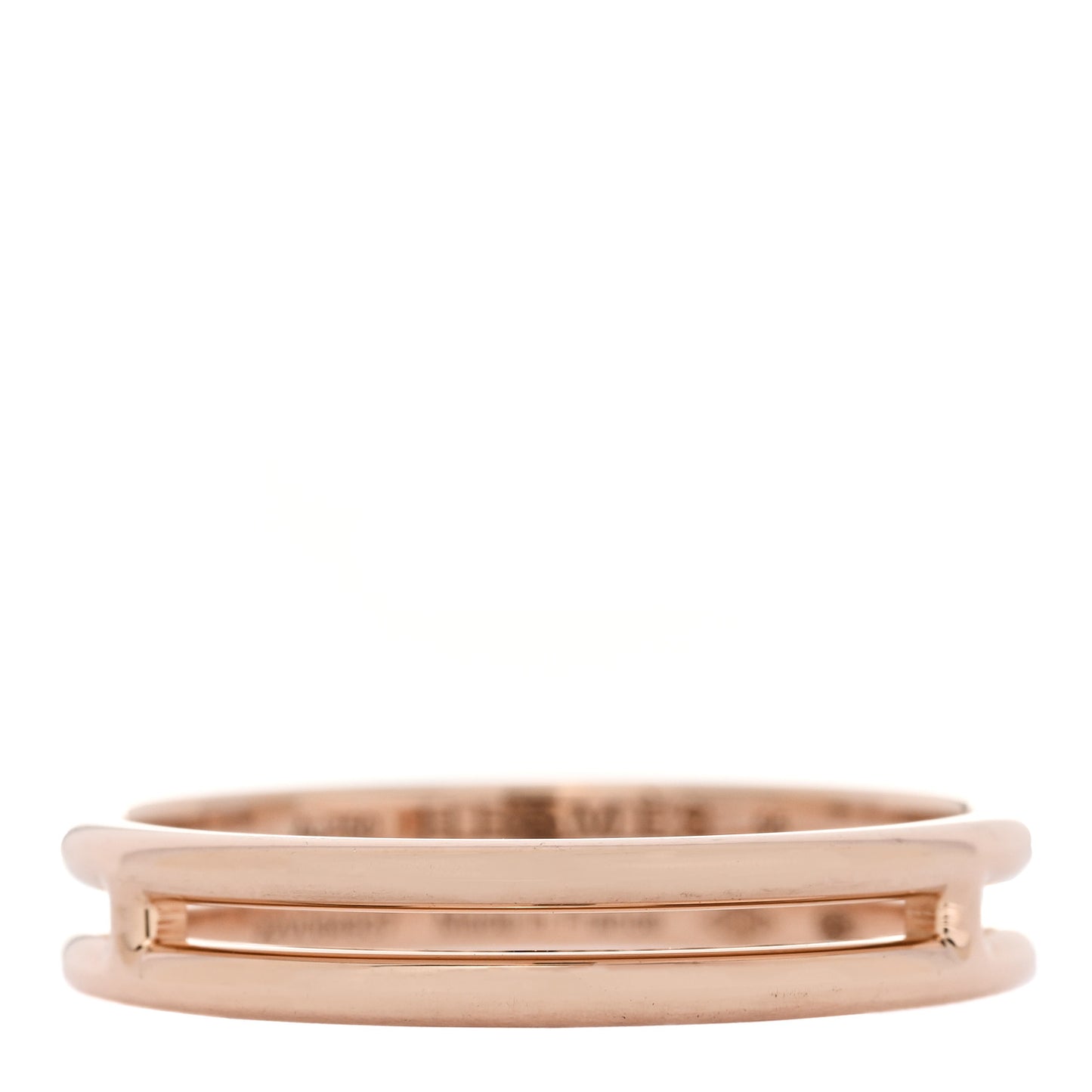 18K Rose Gold Ariane Wedding Band Ring 55 7.25