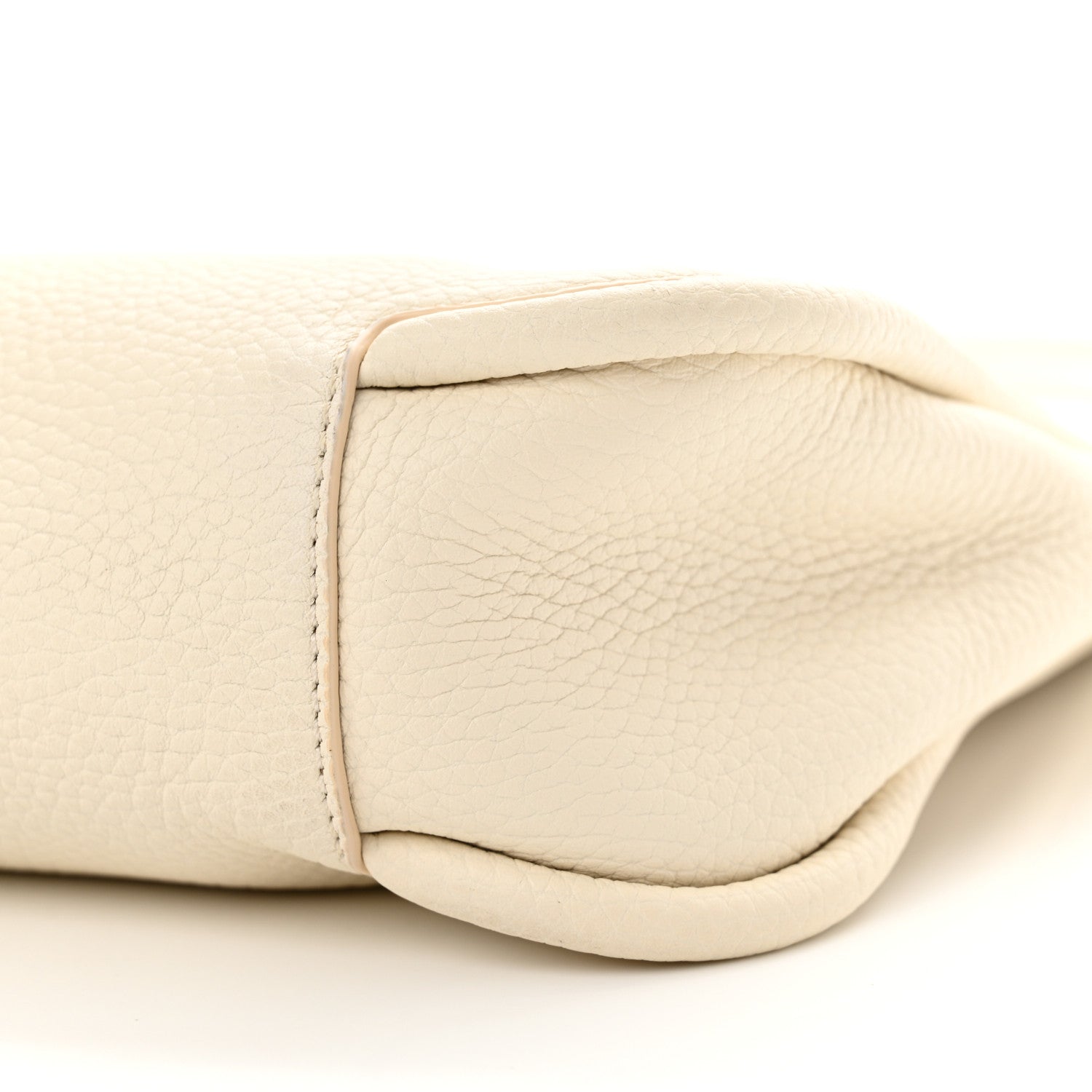 The Row Grained Calfskin Symmetric Tote Ivory 9 of 11