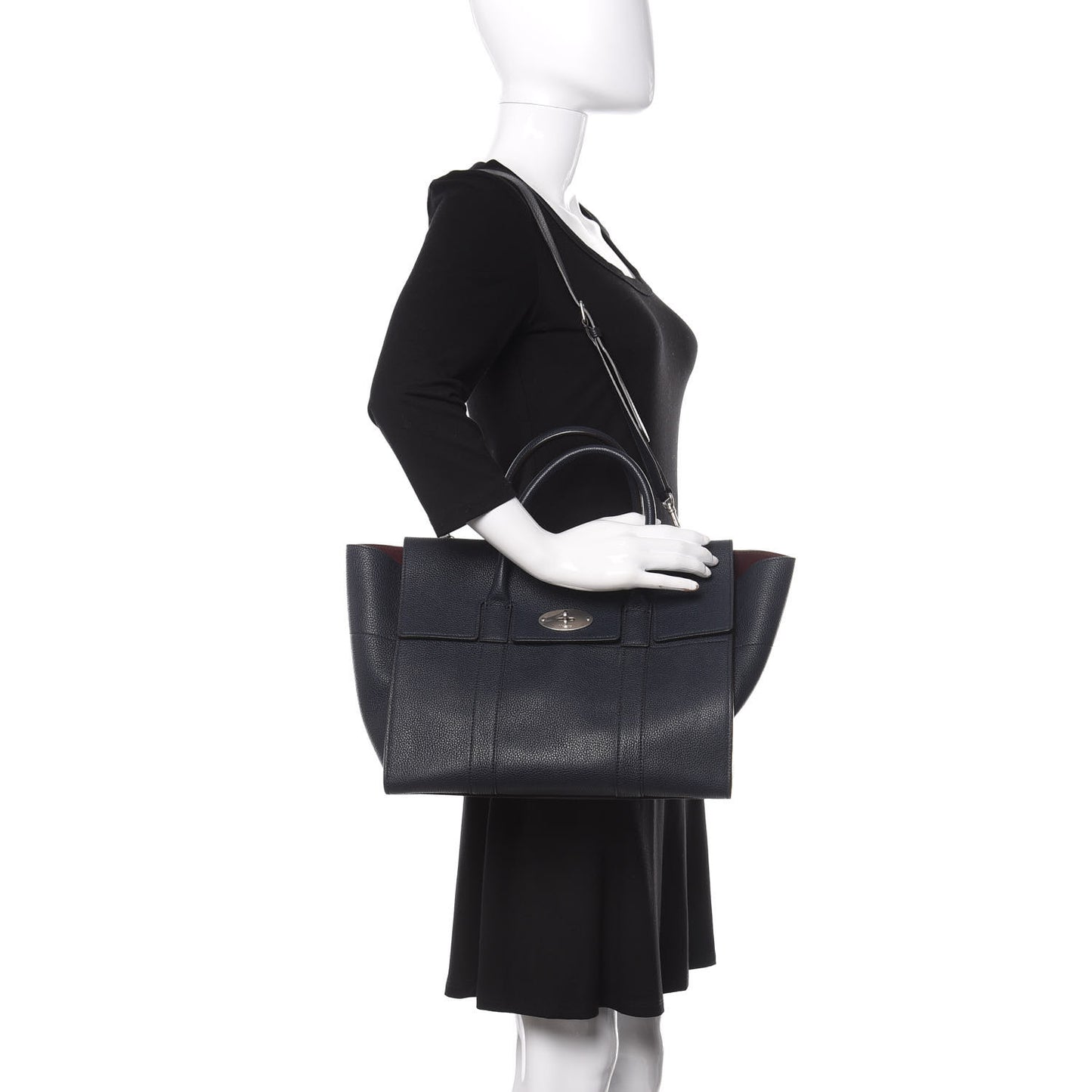 Soft Grain Calfskin Bayswater Navy