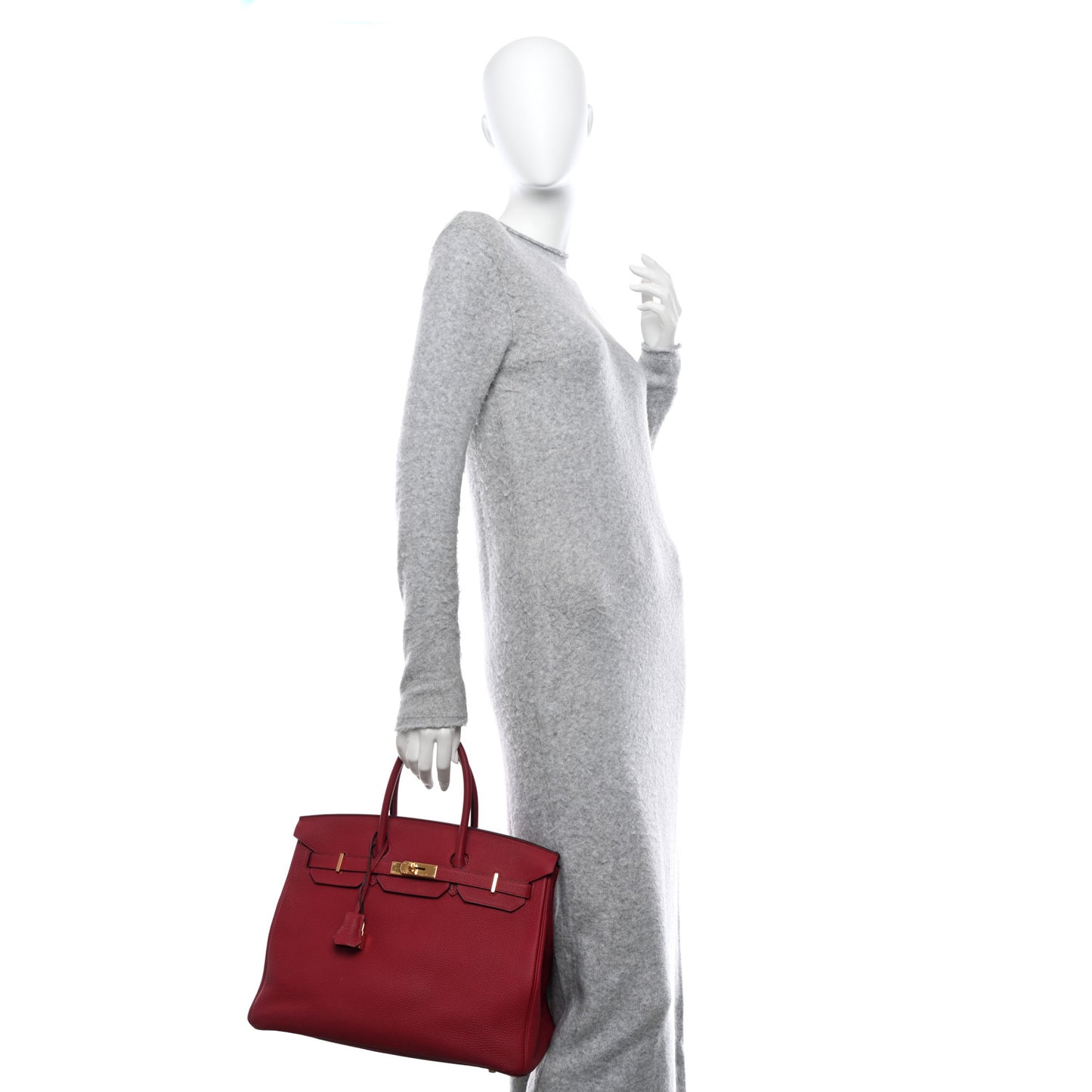 Togo Birkin 35 Rouge Grenat