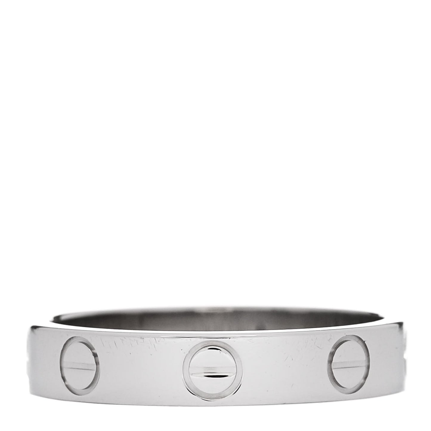 Platinum 3.5mm LOVE Wedding Band Ring 52 6