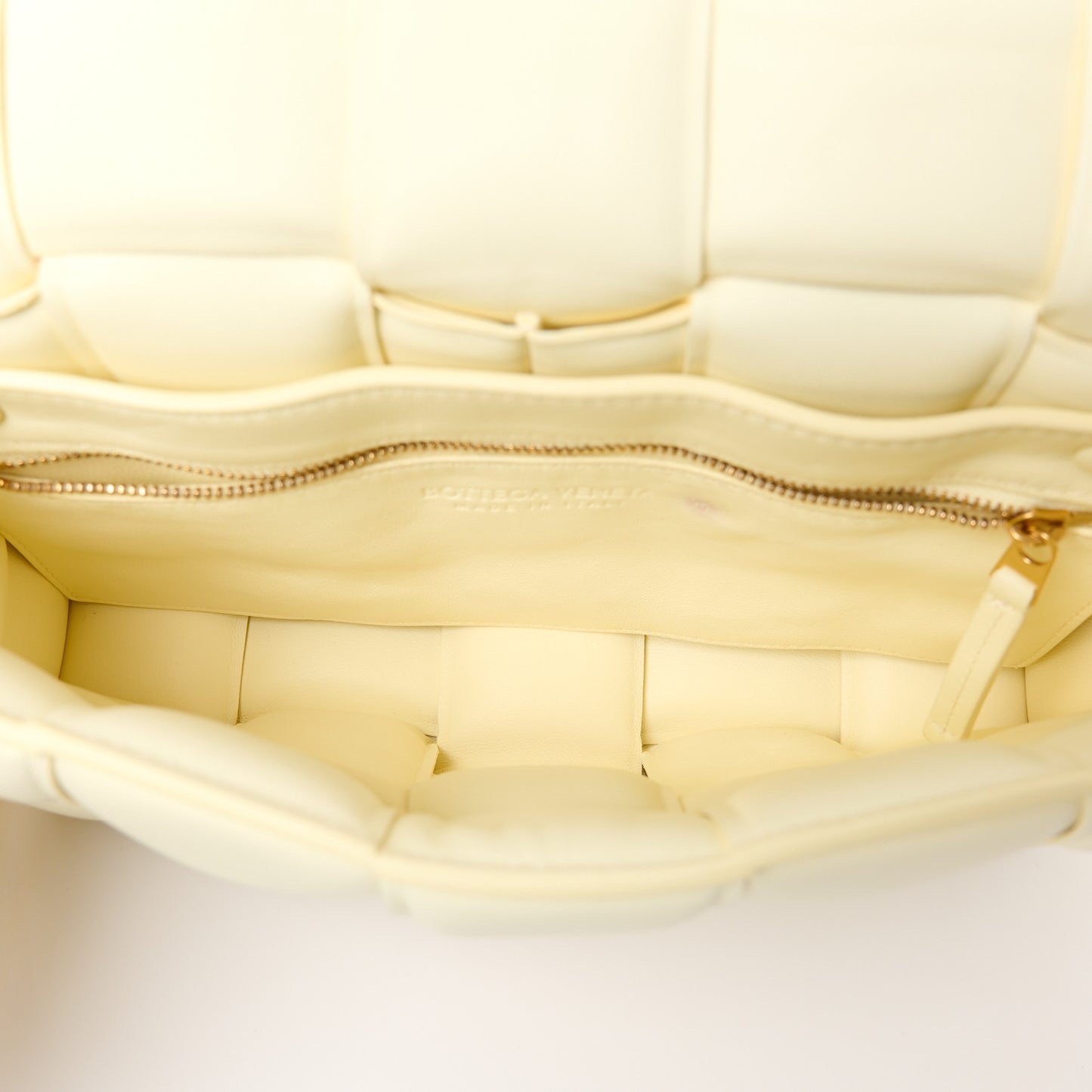 Nappa Maxi Intreccio Padded Cassette Crossbody Bag Zest