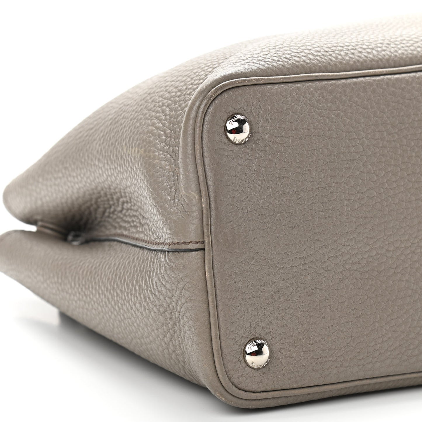 Vitello Daino Small Double Bag Argilla Black