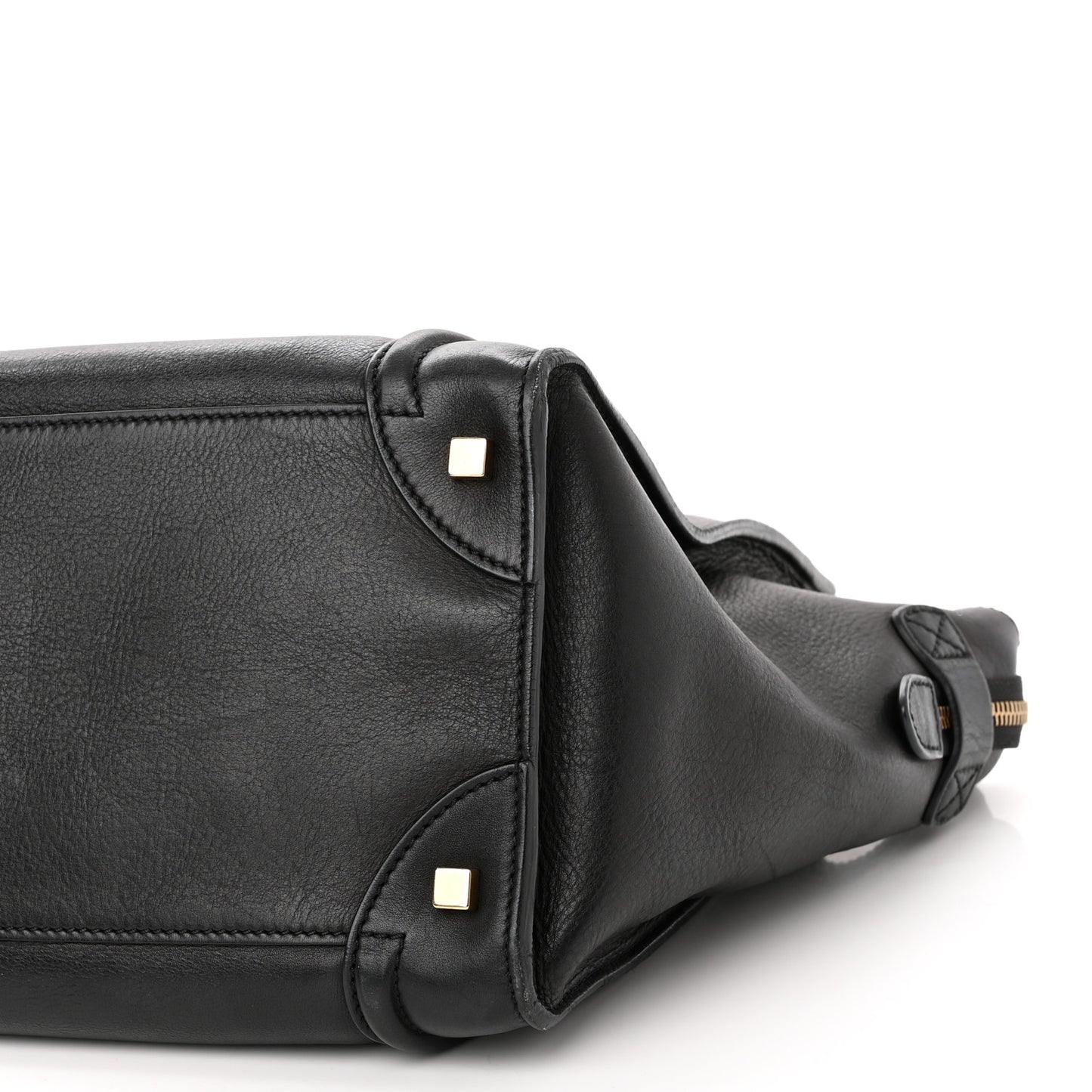Smooth Calfskin Micro Luggage Black
