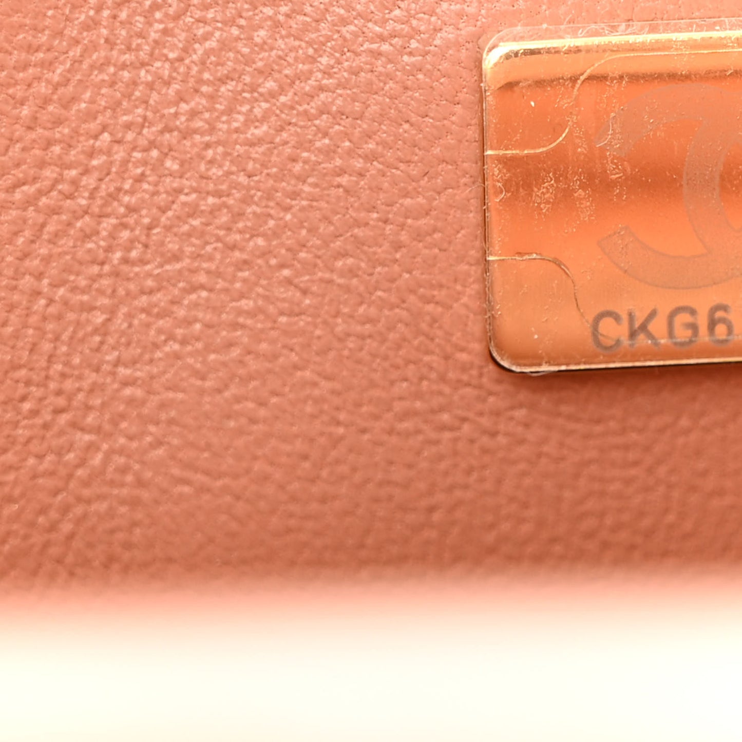 Lambskin Quilted Mini Square Flap Brown
