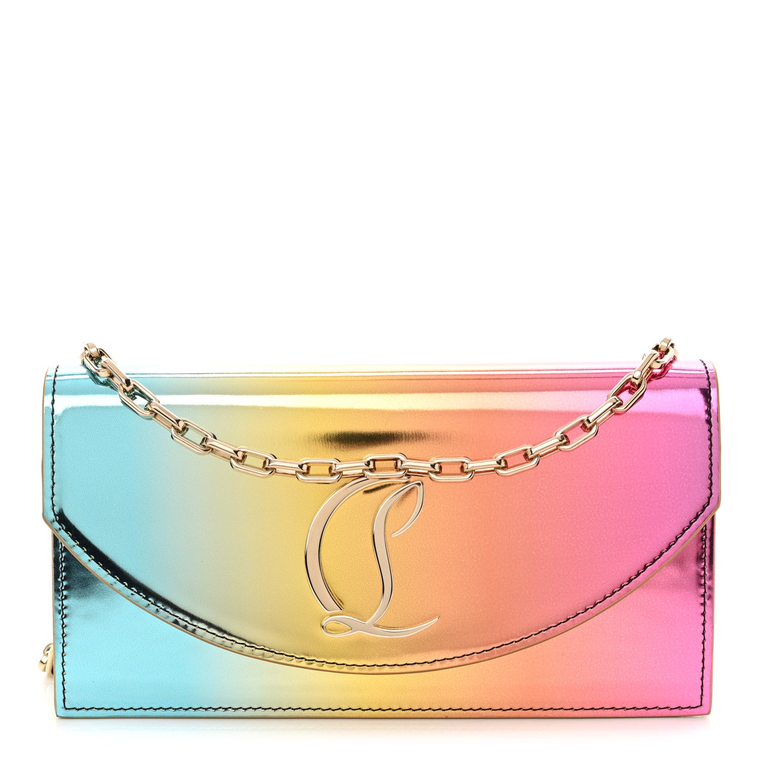 Christian Louboutin Metallic Specchio Boreal Loubi54 Crossbody