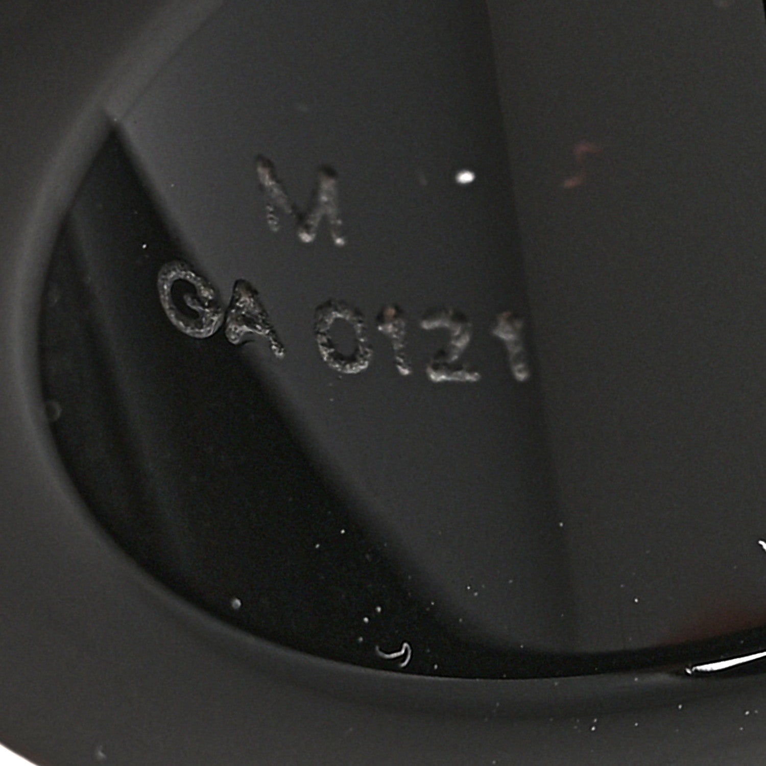 Louis Vuitton Resin Swarovski Crystal Inclusion Ring M Black 3 of 3
