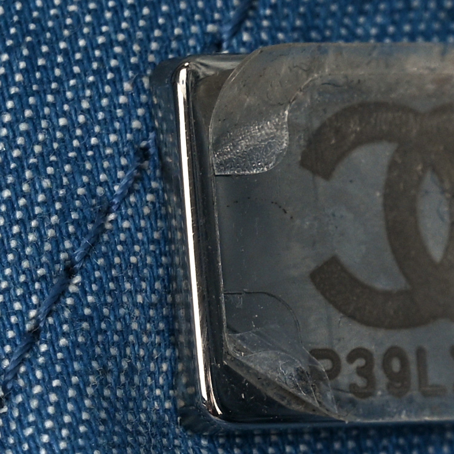 Chanel Denim Quilted Chanel 22 Blue 8 of 11