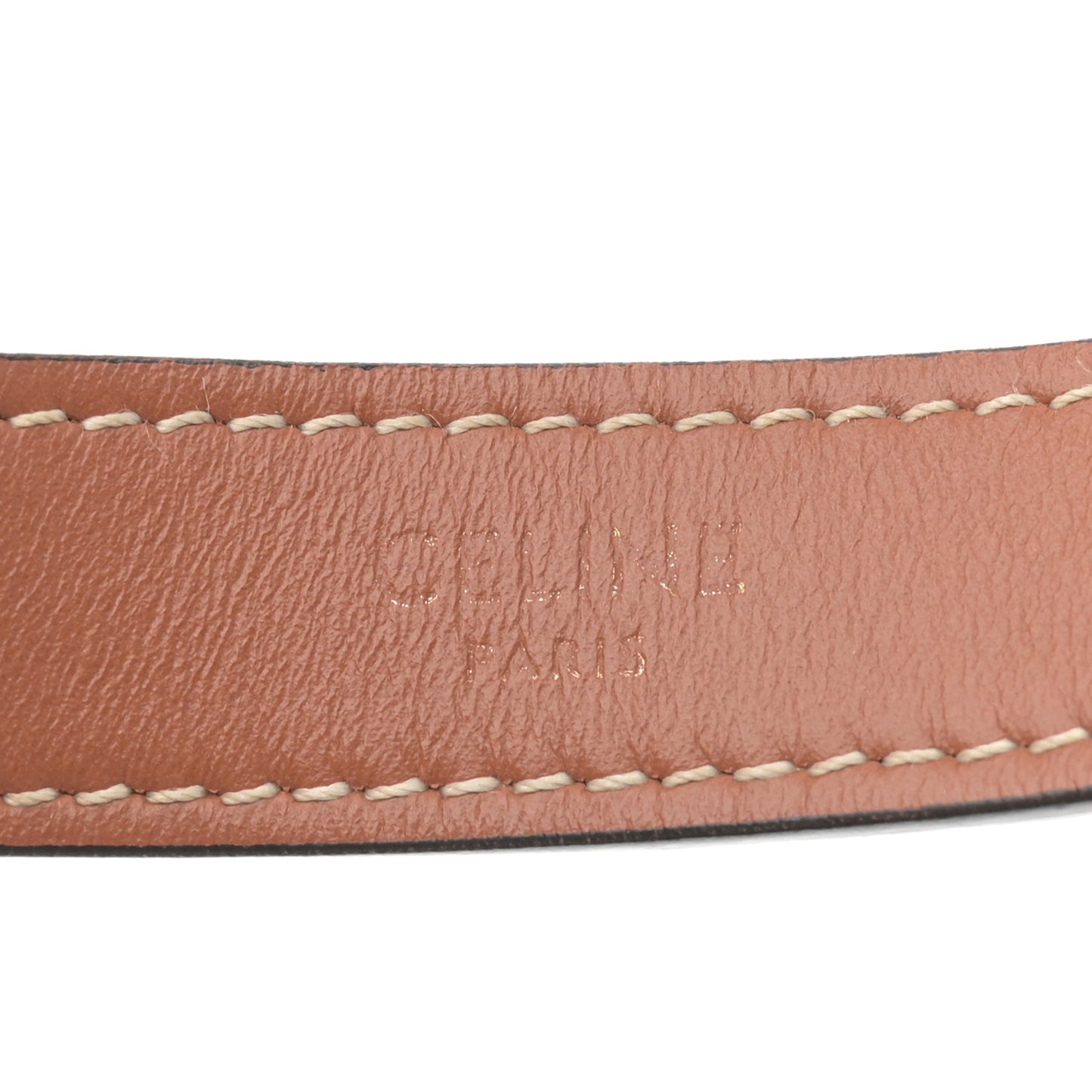Triomphe Canvas Calfskin Ava Shoulder Bag Tan