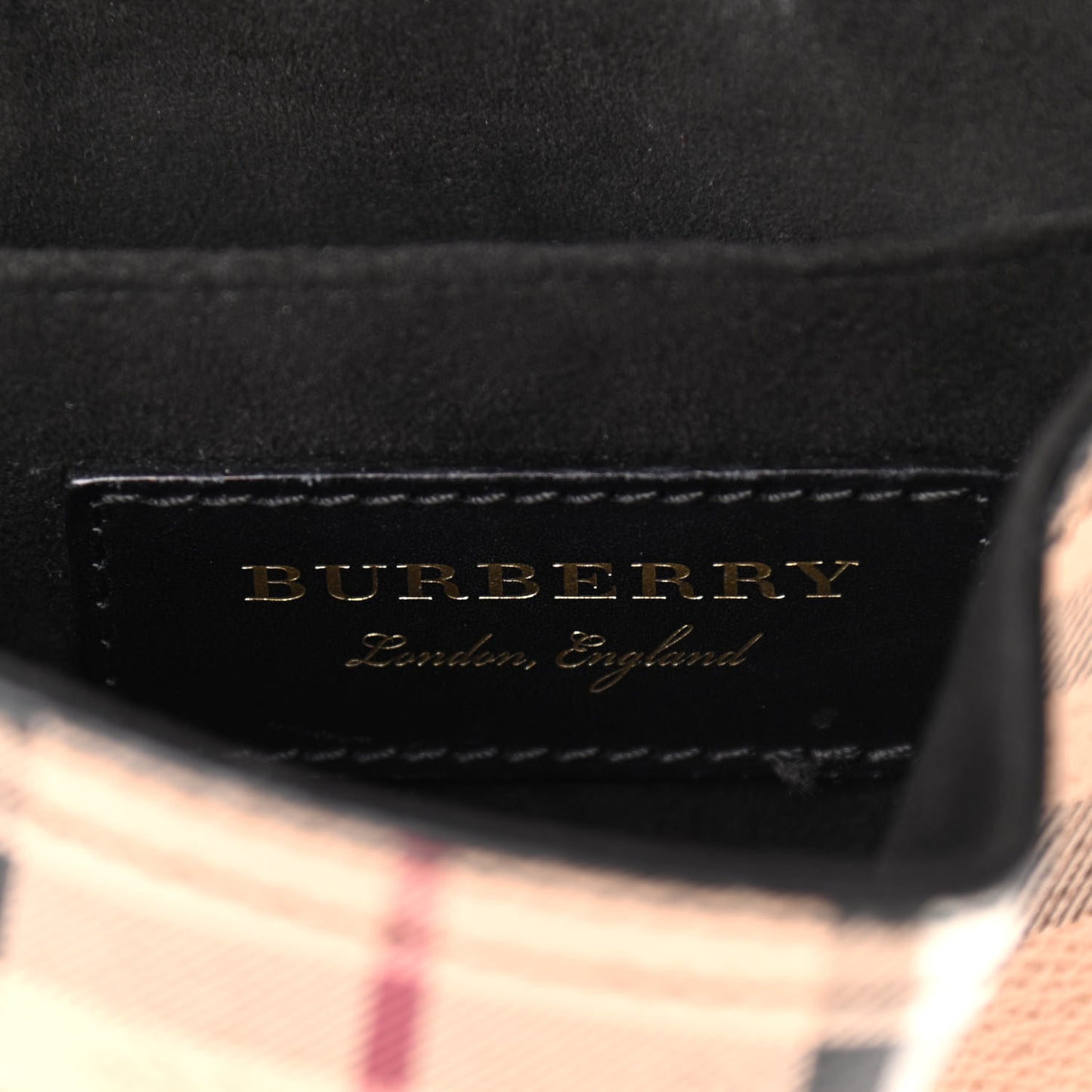 Haymarket Check Large Bridle Saddle Bag Dark Clove Brown