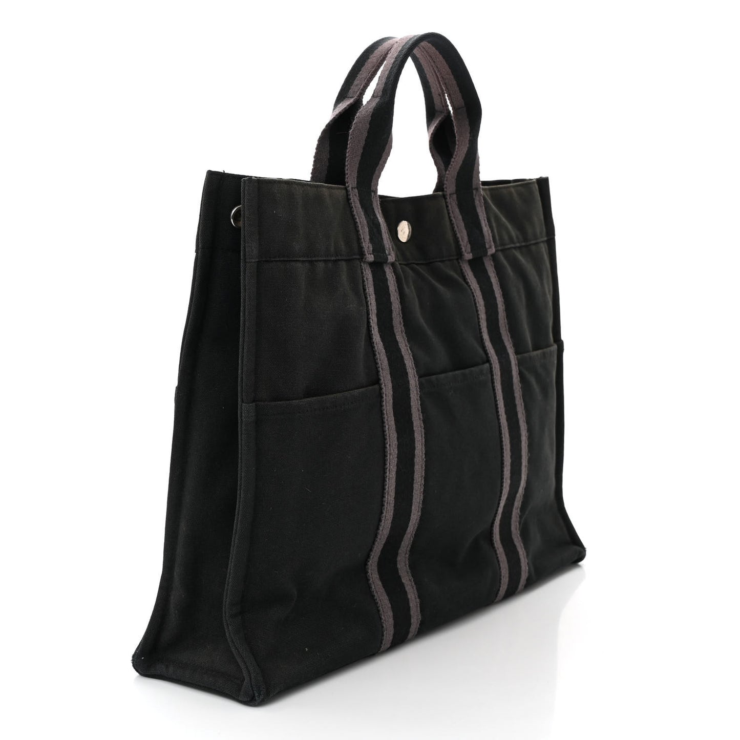 Canvas Herline MM Tote Black
