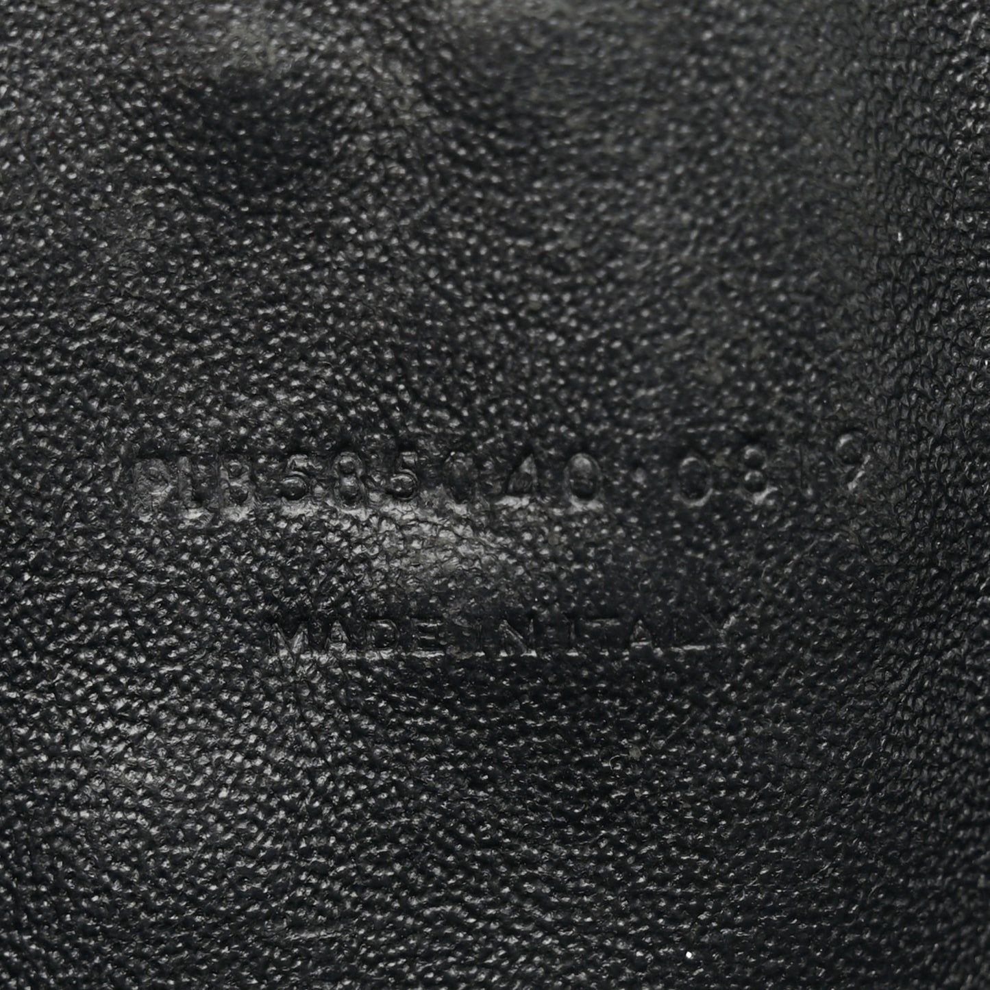 Grain De Poudre Matelasse Monochrome Monogram Mini Lou Camera Bag Black