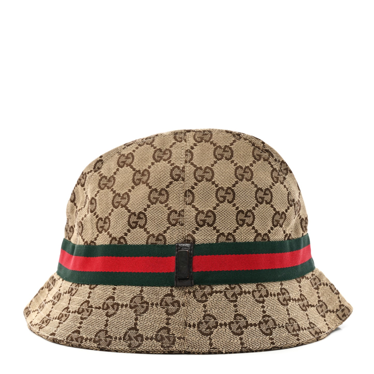 Monogram Web Bucket Hat L Brown