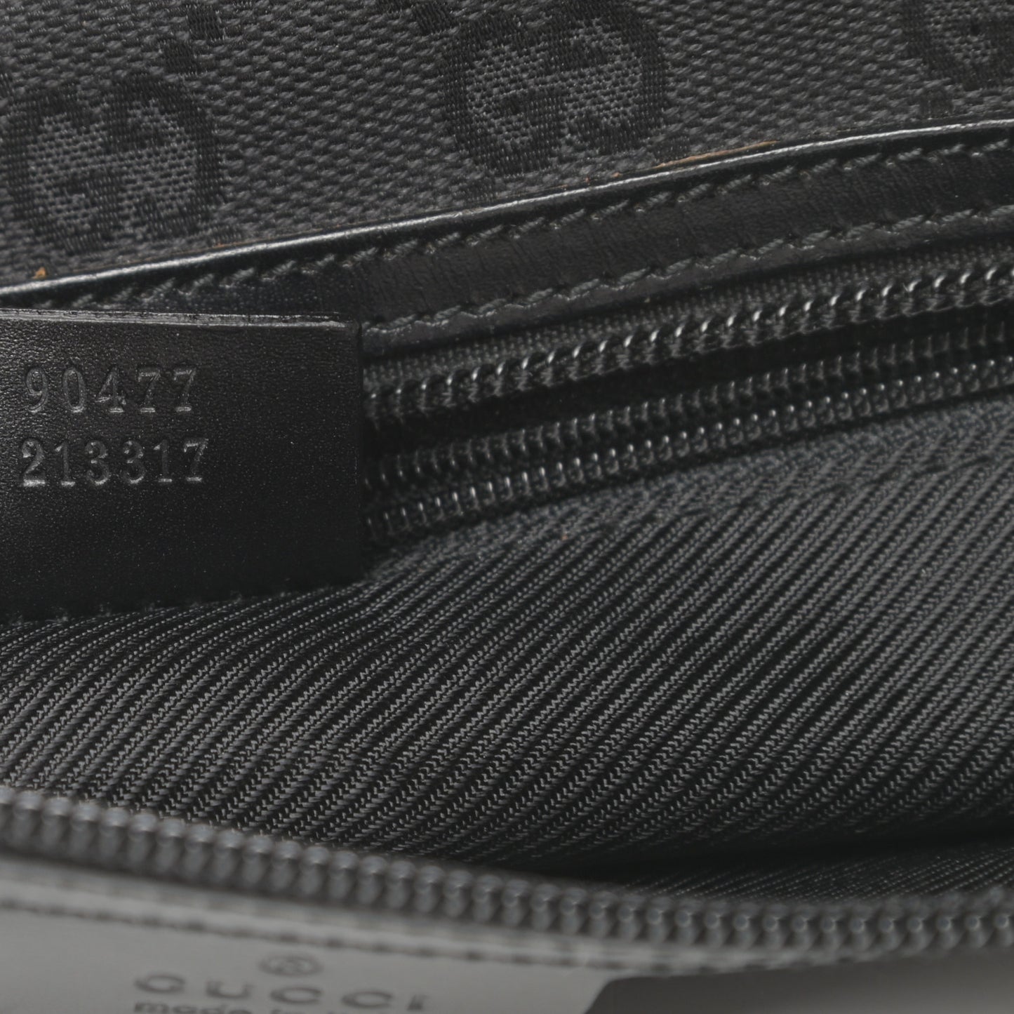 Monogram Messenger Bag Black
