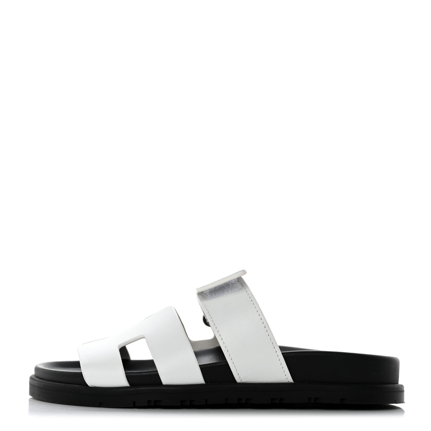 Calfskin Womens Chypre Sandals 35 White