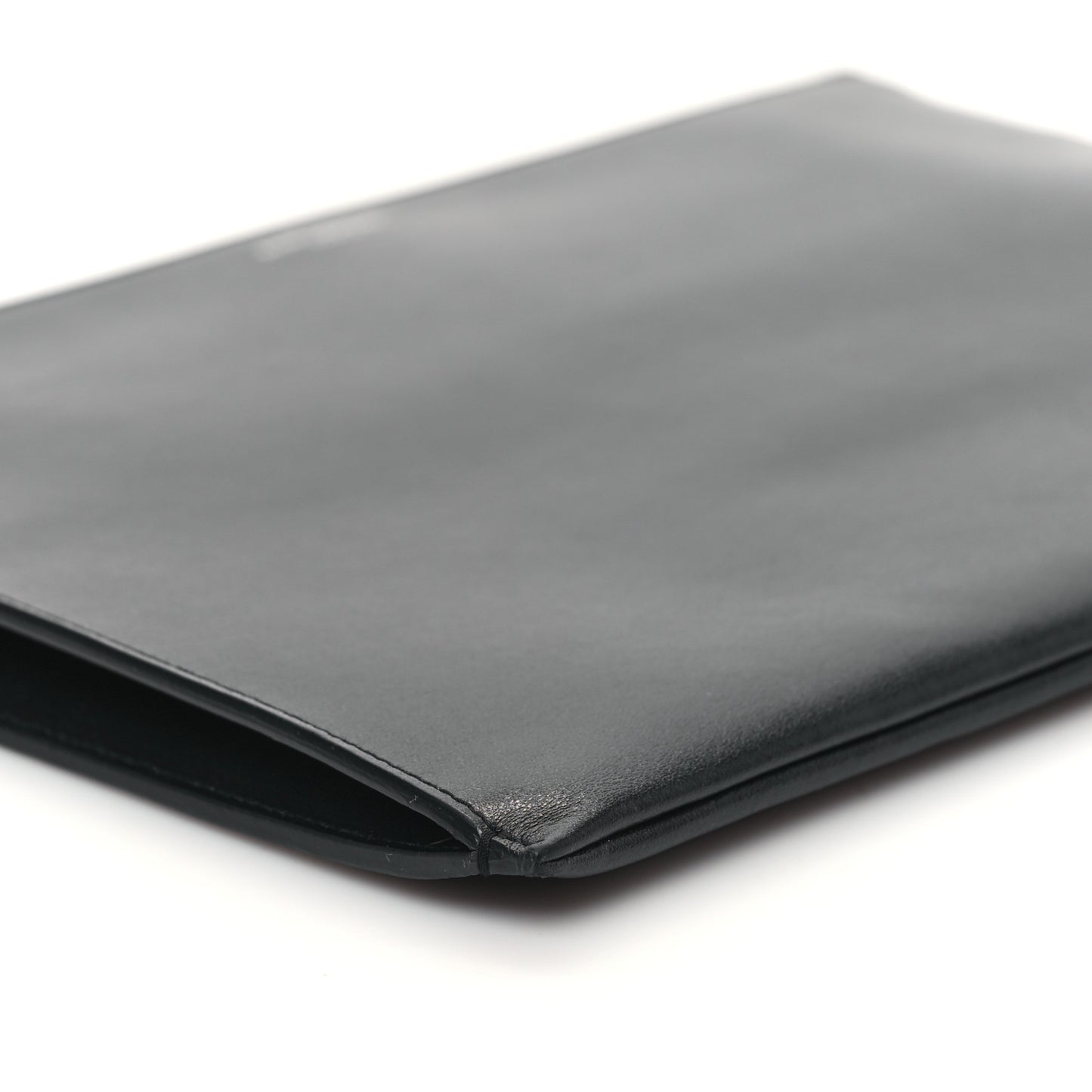 Smooth Calfskin Flamingo Document Holder Black