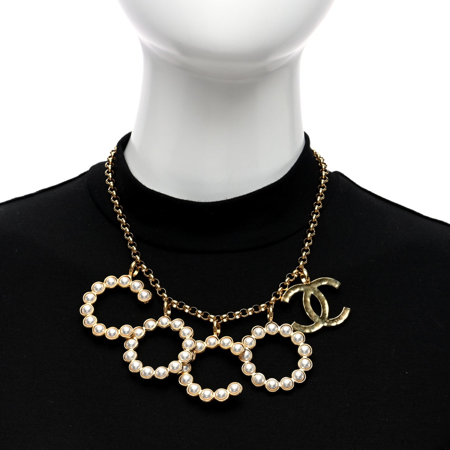 Pearl Coco Necklace Gold