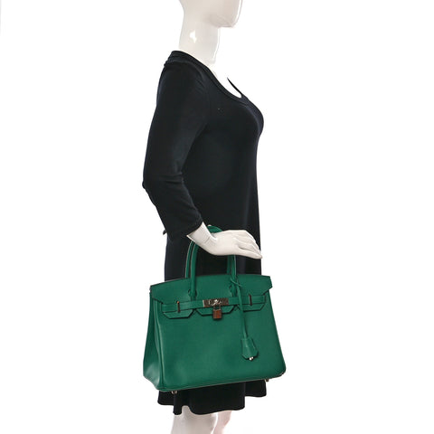 Epsom Birkin 30 Vert Vertigo