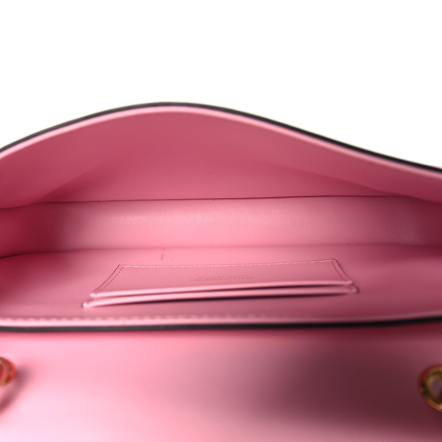 Calfskin 3.5 Flap Crossbody Bag Pink