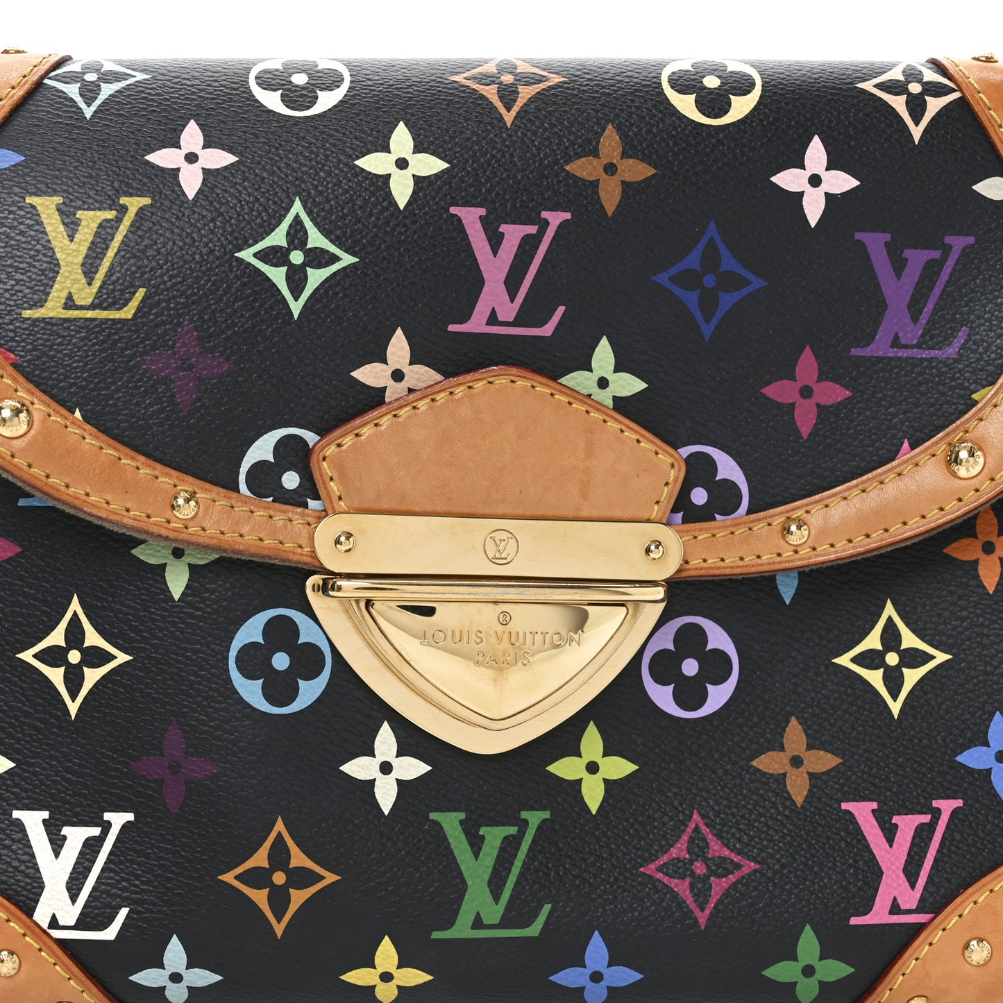 Monogram Multicolor Beverly MM Black