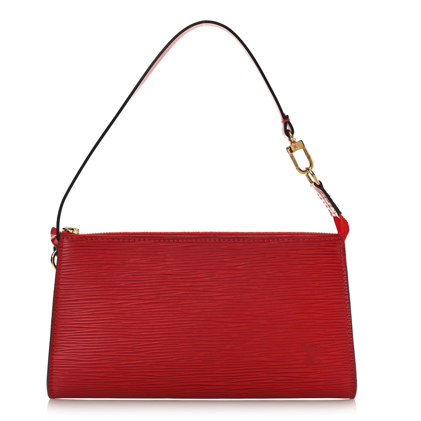 Epi Pochette Accessories 21 Castillan Red