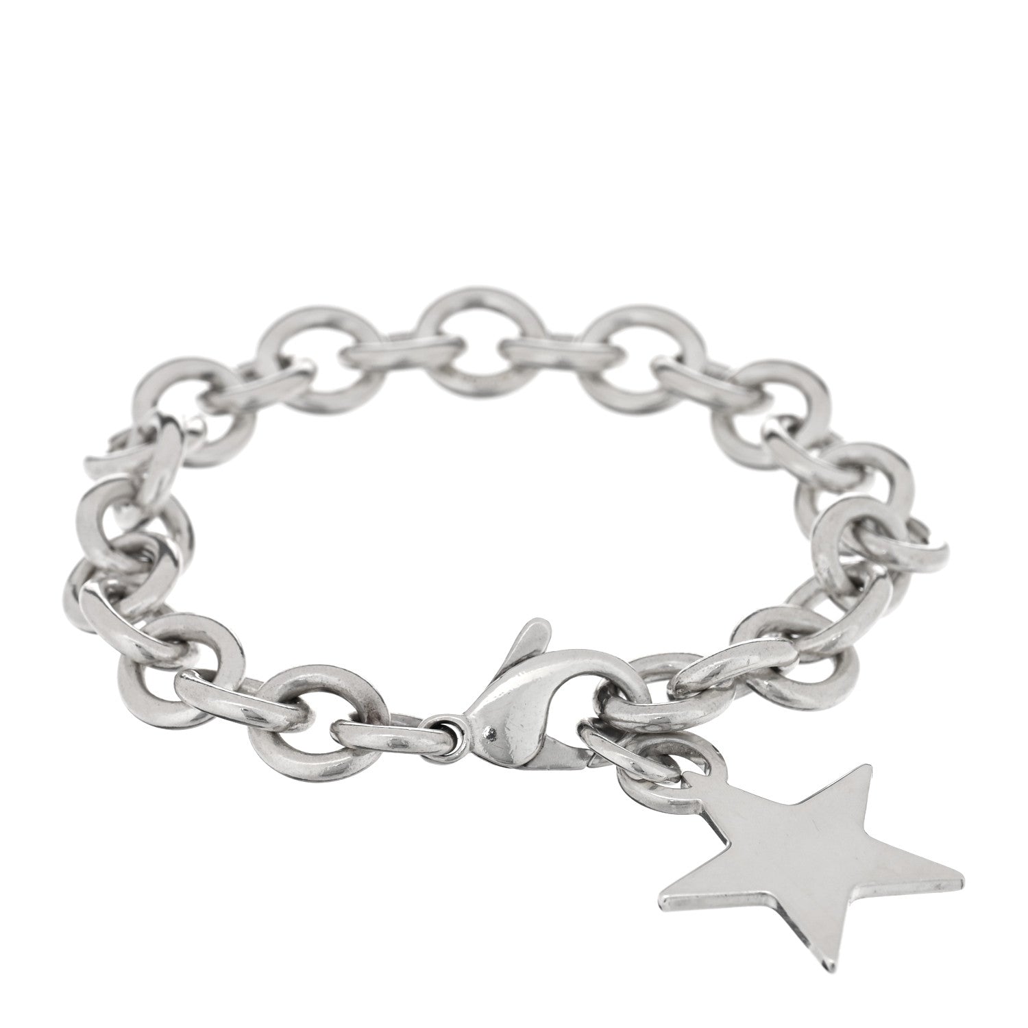 Tiffany Sterling Silver Star Charm Bracelet 1 of 3