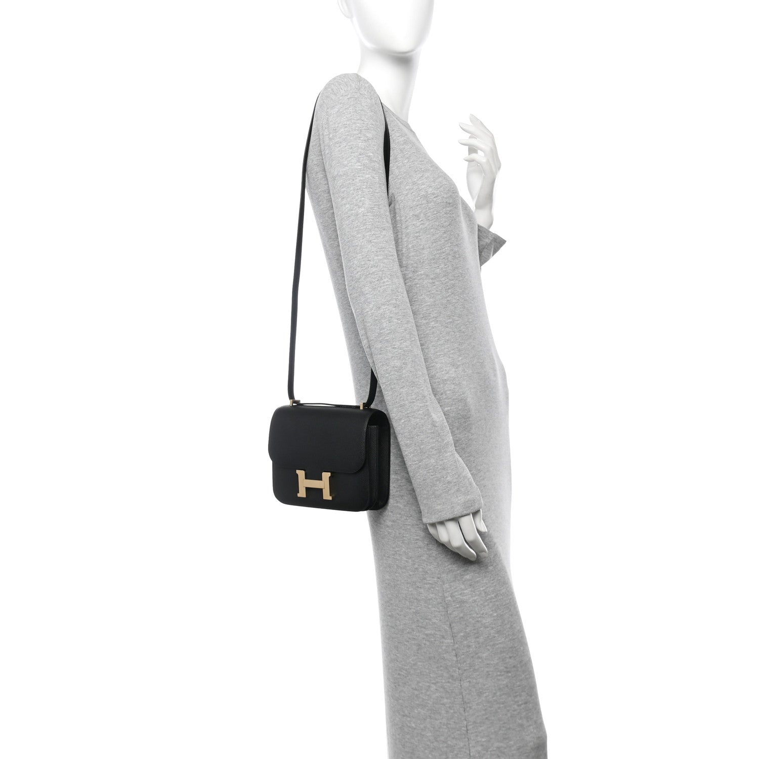 Hermes Epsom Constance 18 Black 2 of 12