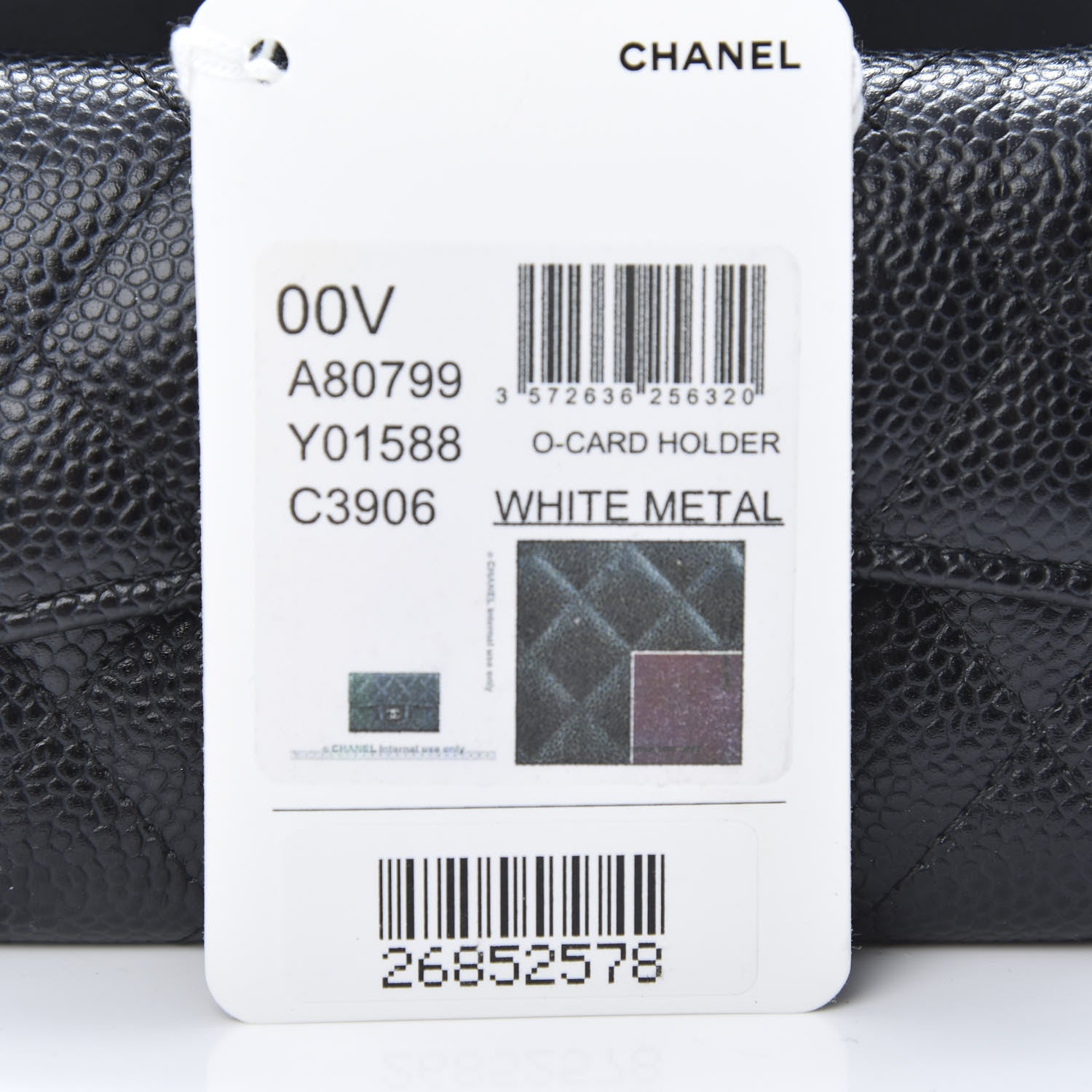 Chanel Caviar Quilted Flap Card Holder Wallet Black 13 of 13