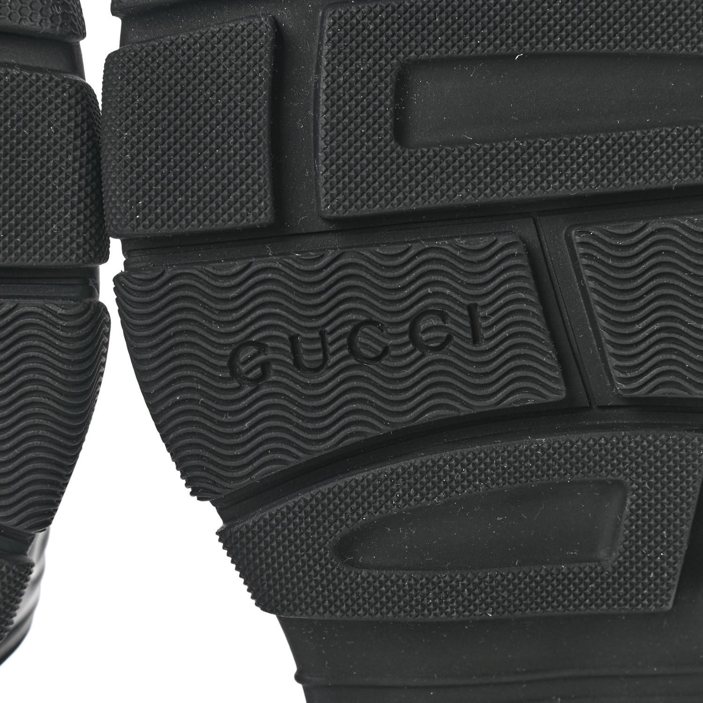 Nappa Grosgrain Logo Mens Velcro Chunky Slide Sandals 7 Black