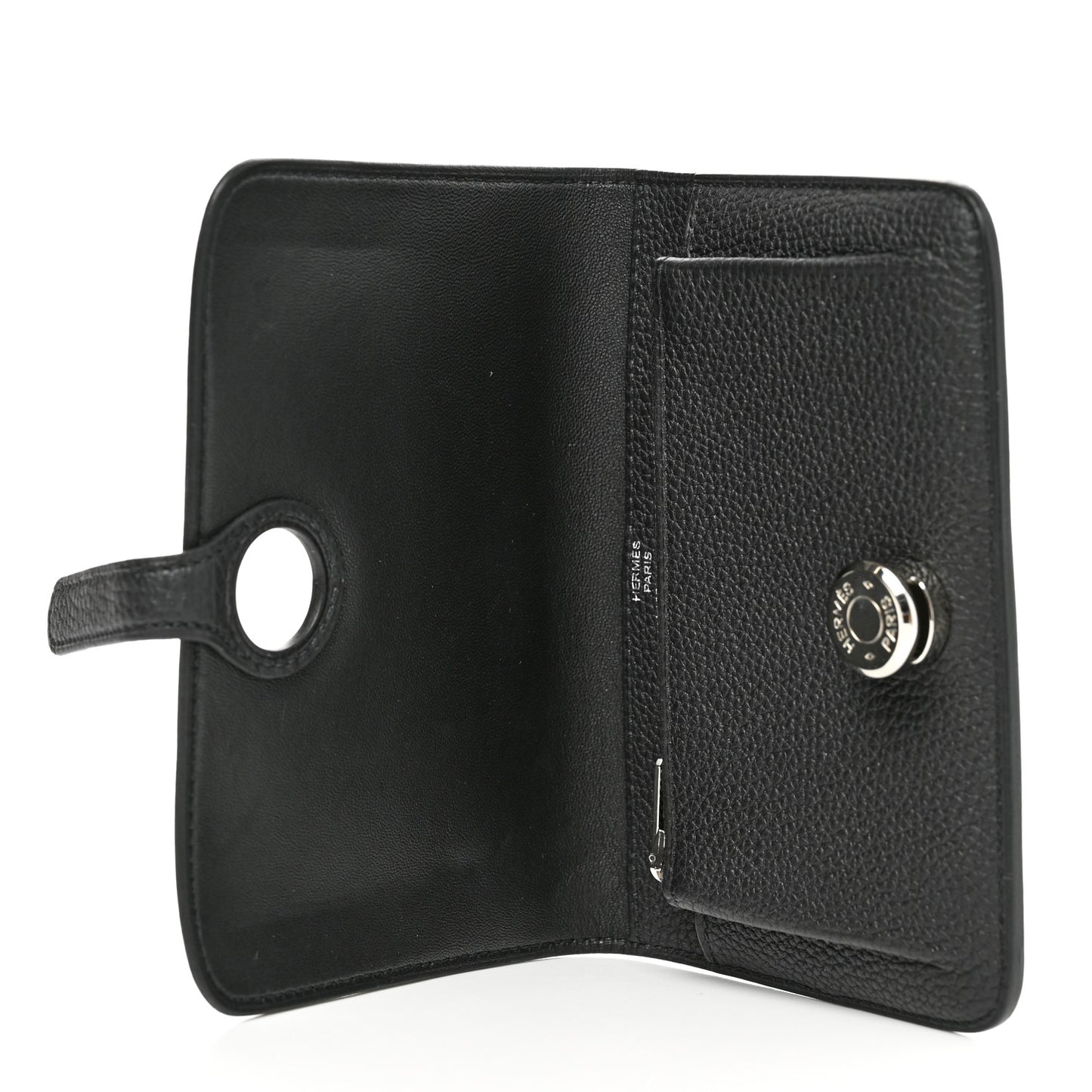 Togo Dogon Compact Wallet Black