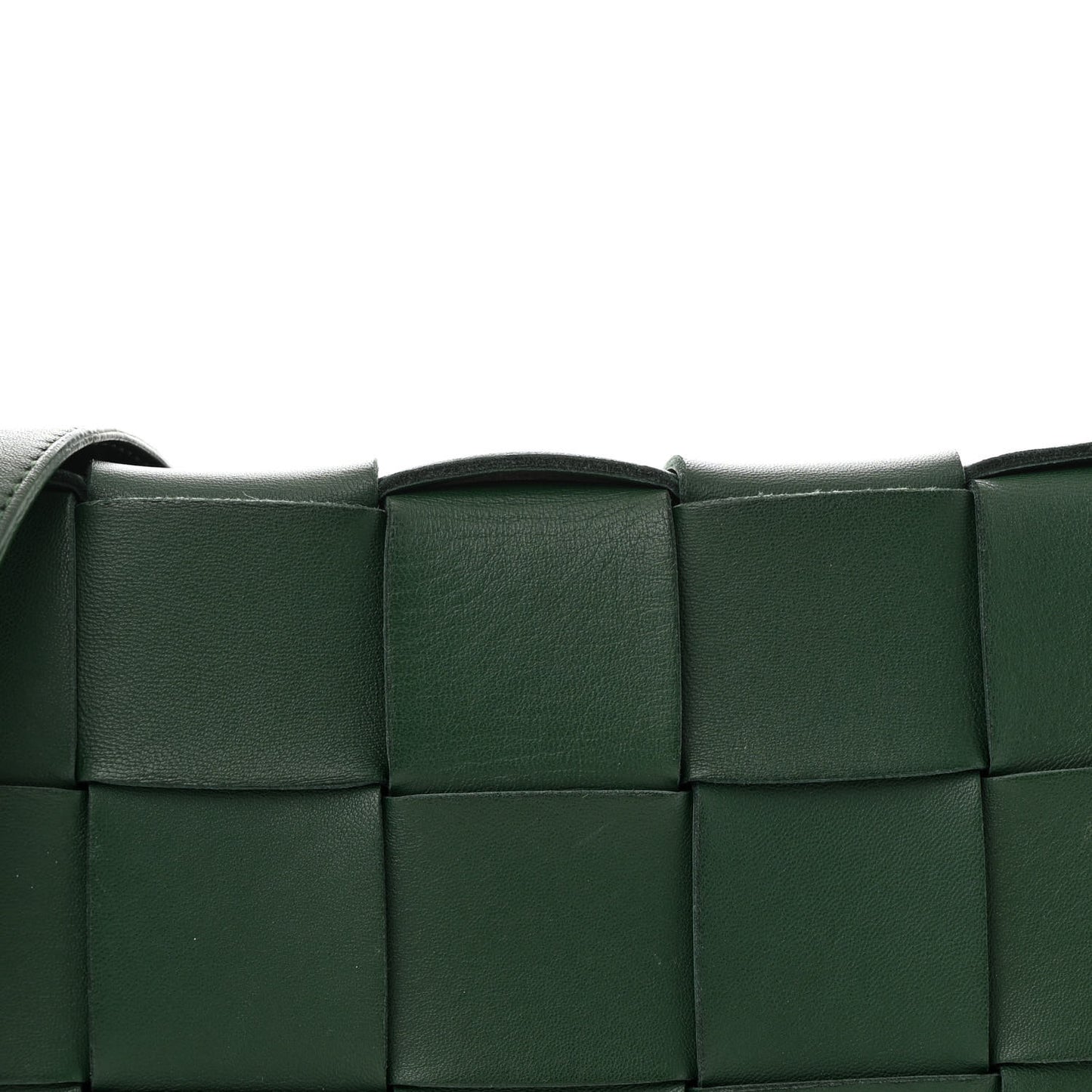 Lambskin Maxi Intrecciato Cassette Crossbody Bag Raintree