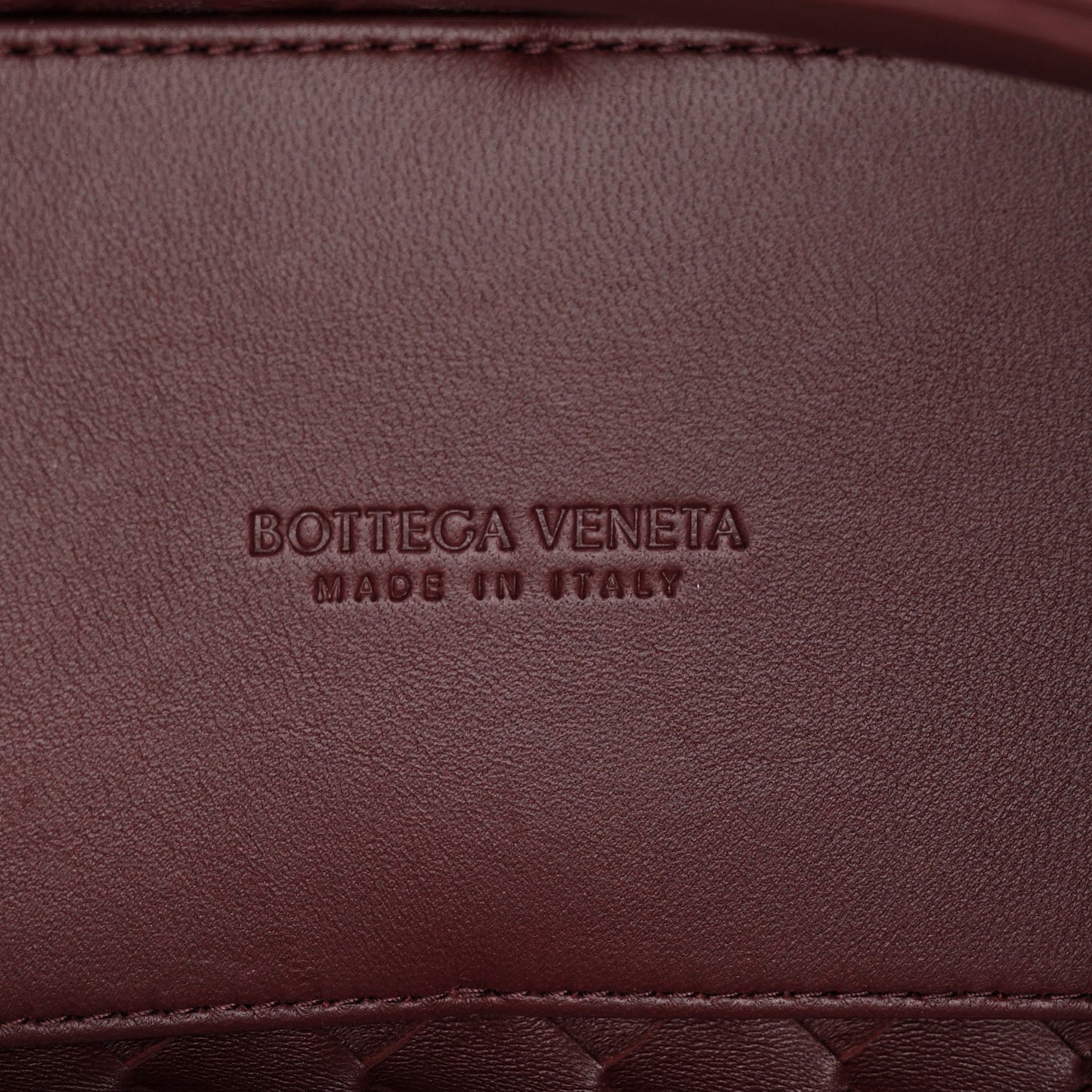 Nappa Intrecciato Small Andiamo Shoulder Bag Barolo