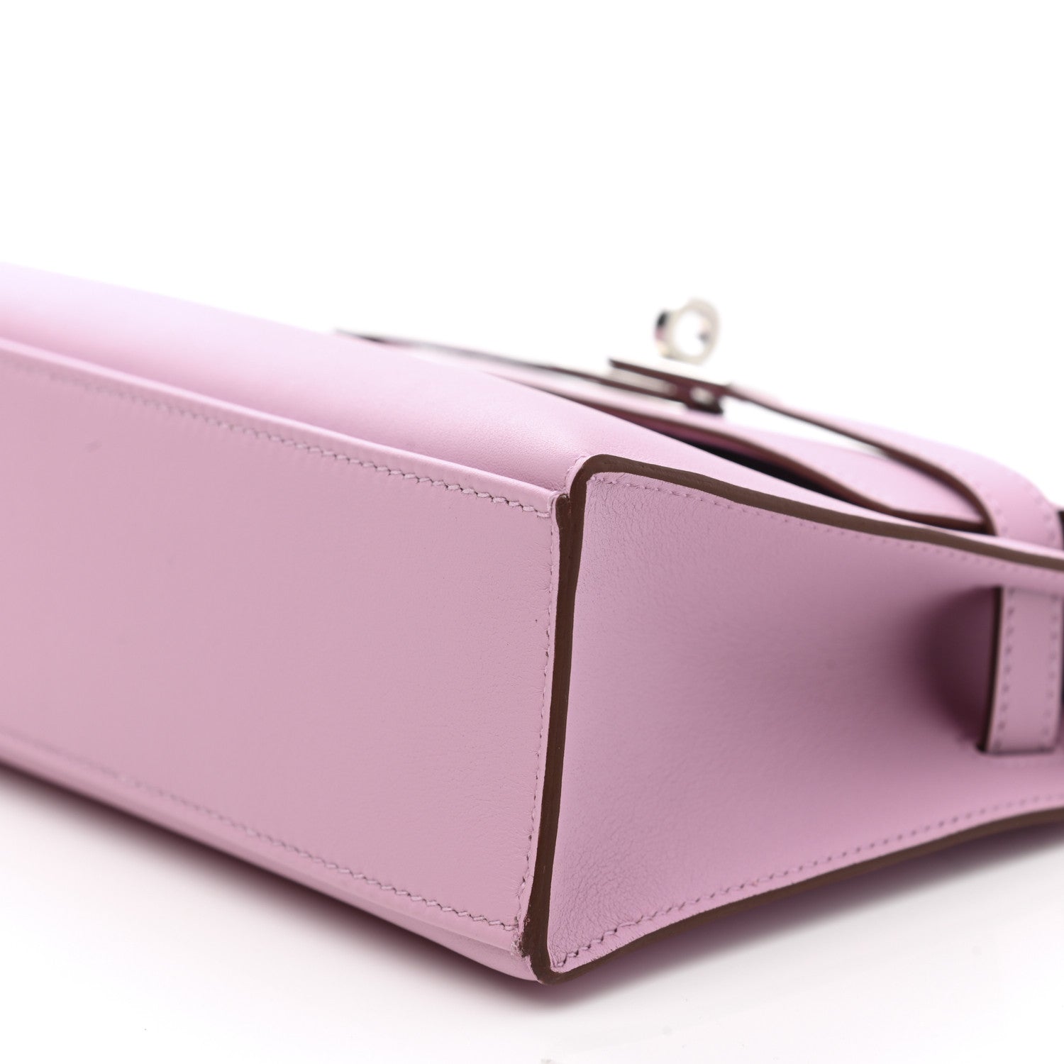 Hermes Swift Kelly Pochette Clutch Mauve Sylvestre 8 of 9