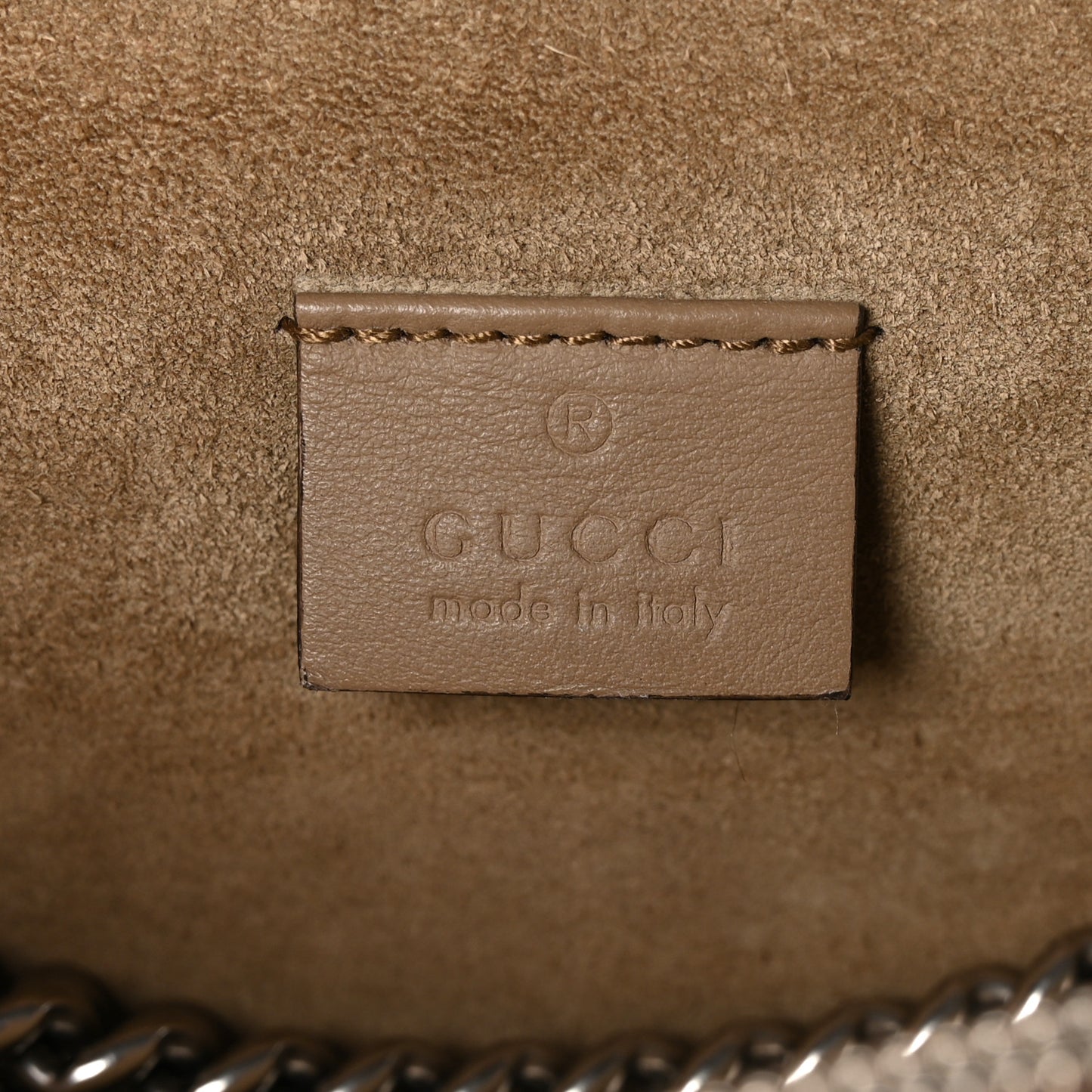 GG Supreme Monogram Small Dionysus Shoulder Bag Taupe