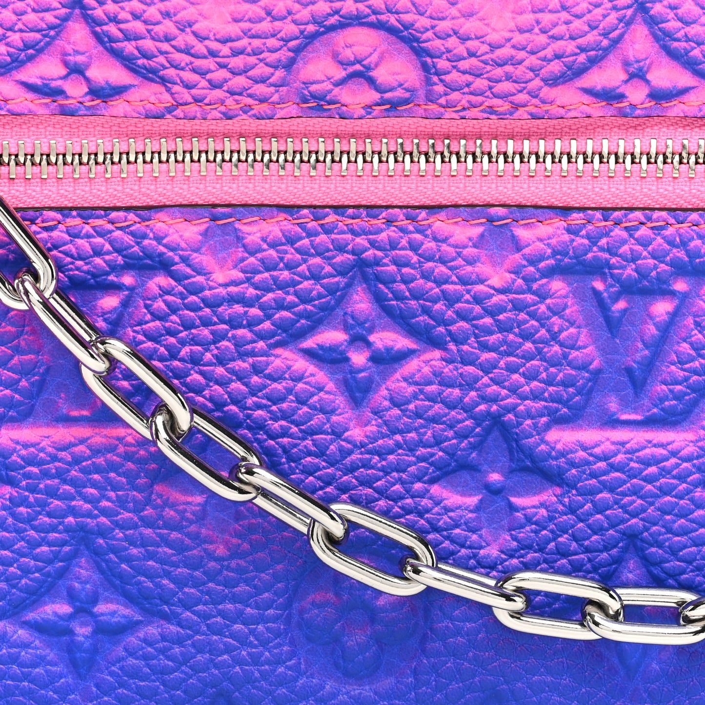 Taurillon Illusion Mini Soft Trunk Bleu Rose